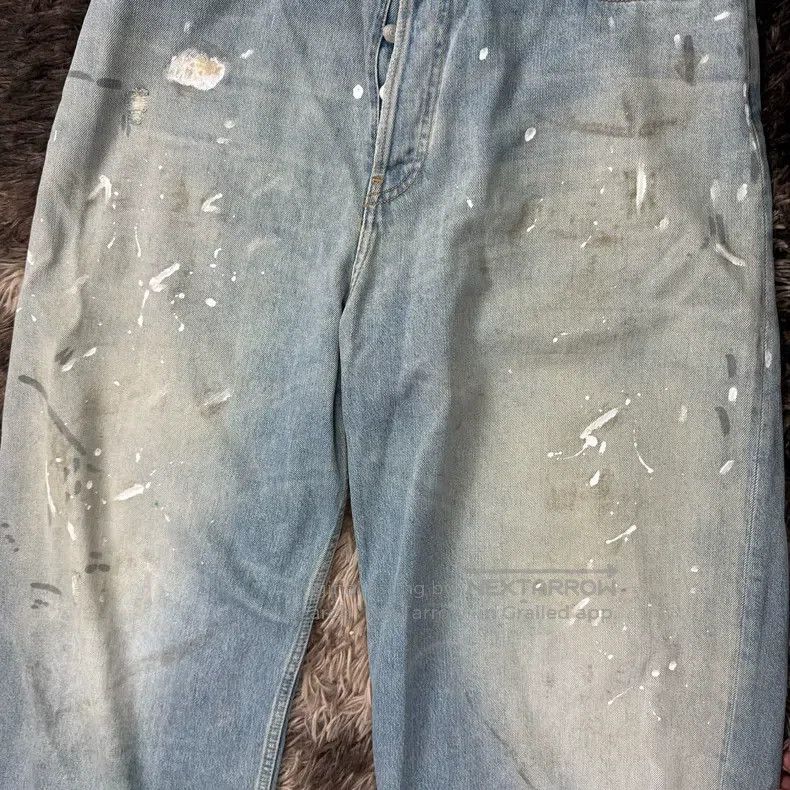 Acne Studios Acne Studios 2023F Heavy Duty Graffiti Splatter Wide Leg B Size US 34 / EU 50 - 2 Thumbnail