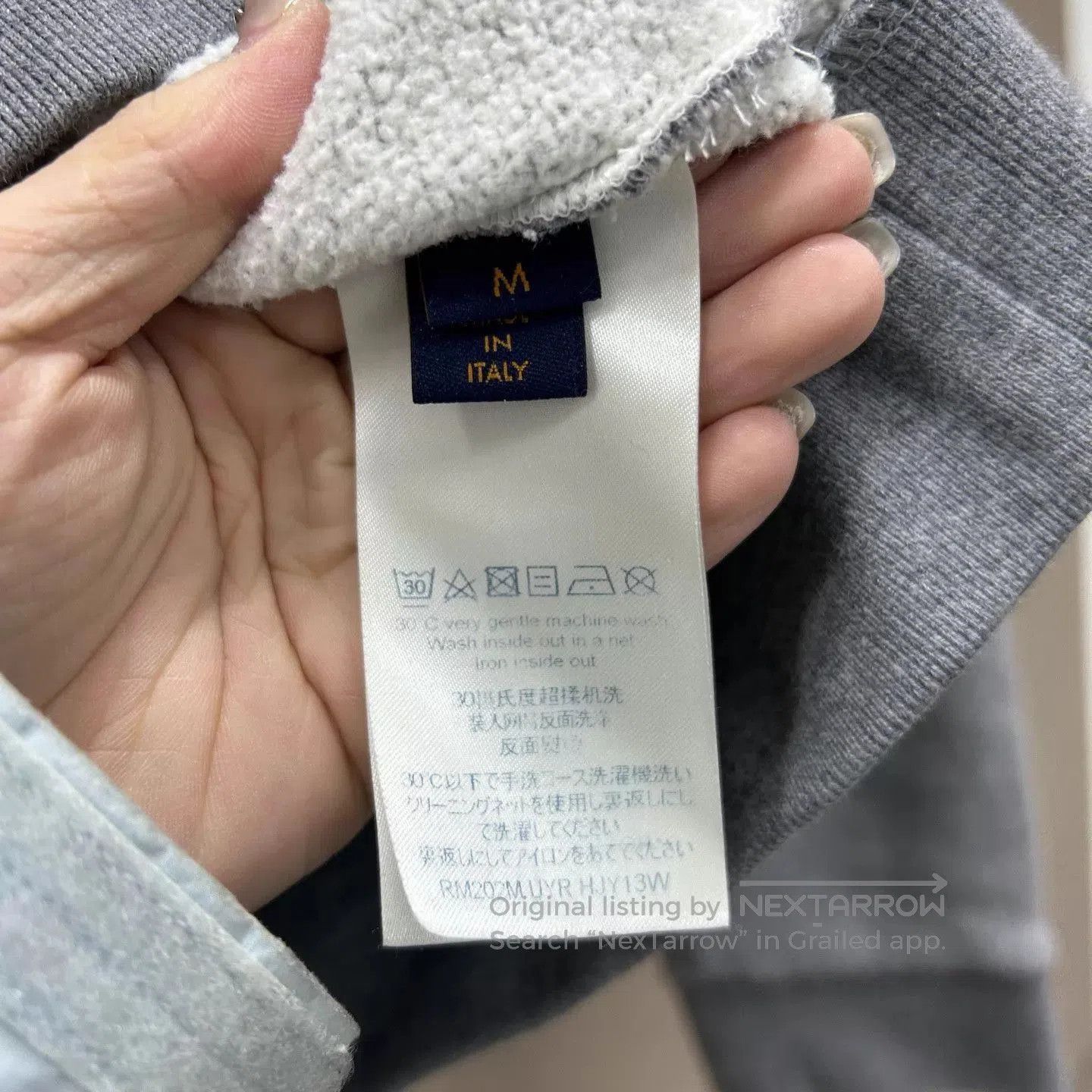 Louis Vuitton Gray Long Sleeve Sweatshirt Size M. Size US M / EU 48-50 / 2 - 4 Thumbnail