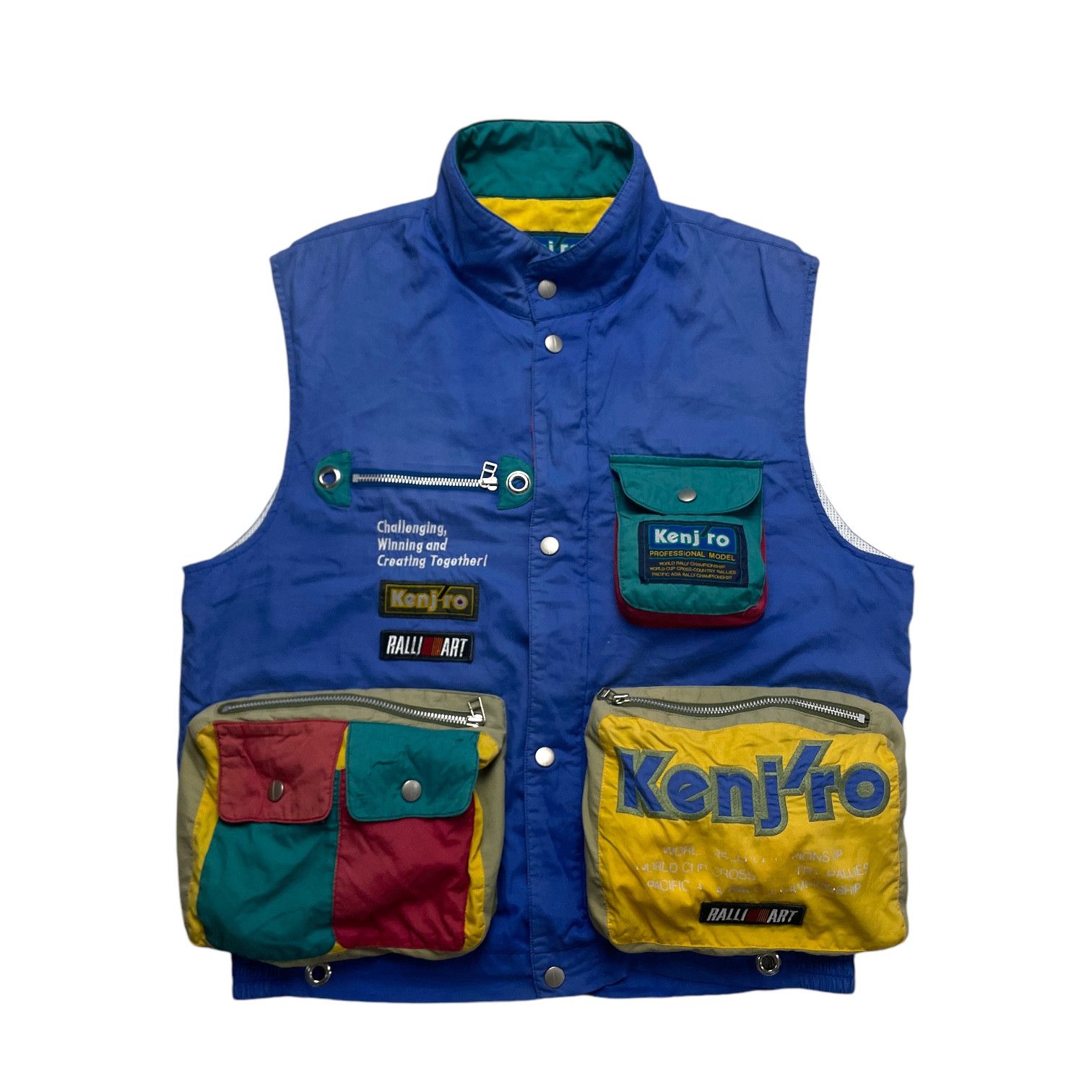 Gear for Sports × Vintage Vintage Mitsubishi Ralliart Kenjiro Shinozuka Racing Vest Size US M / EU 48-50 / 2 - 1 Thumbnail