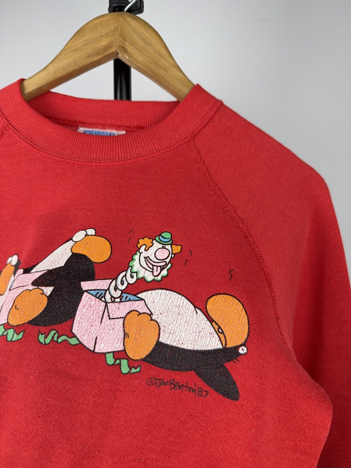 Vintage Retro Vintage 1987 Penguin Graphic Sweatshirt USA Crewneck Size US S / EU 44-46 / 1 - 4 Thumbnail