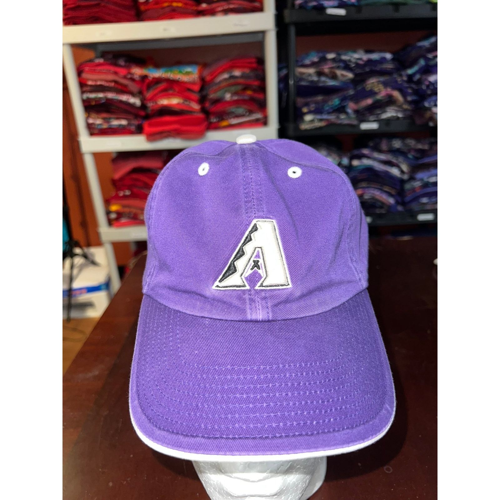 MLB Arizona Diamondbacks Hat MLB baseball Purple Cap Headwear Size ONE SIZE - 2 Thumbnail
