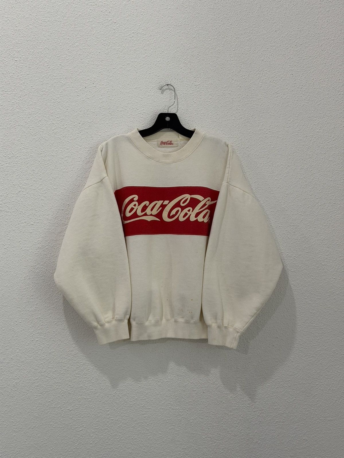 Coca Cola Vintage 80s Coca Cola Crewneck Sweatshirt Size L Boxy Fit Size US L / EU 52-54 / 3 - 1 Thumbnail