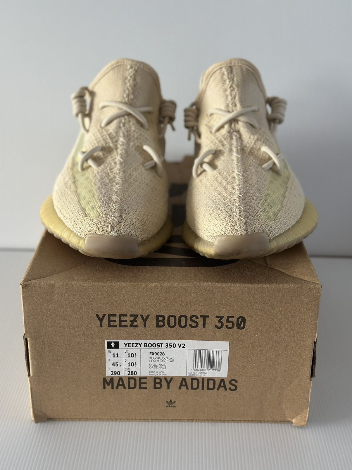 Yeezy Yeezy Boost 350 V2 FLAX Size US 11 / EU 44 - 2 Thumbnail