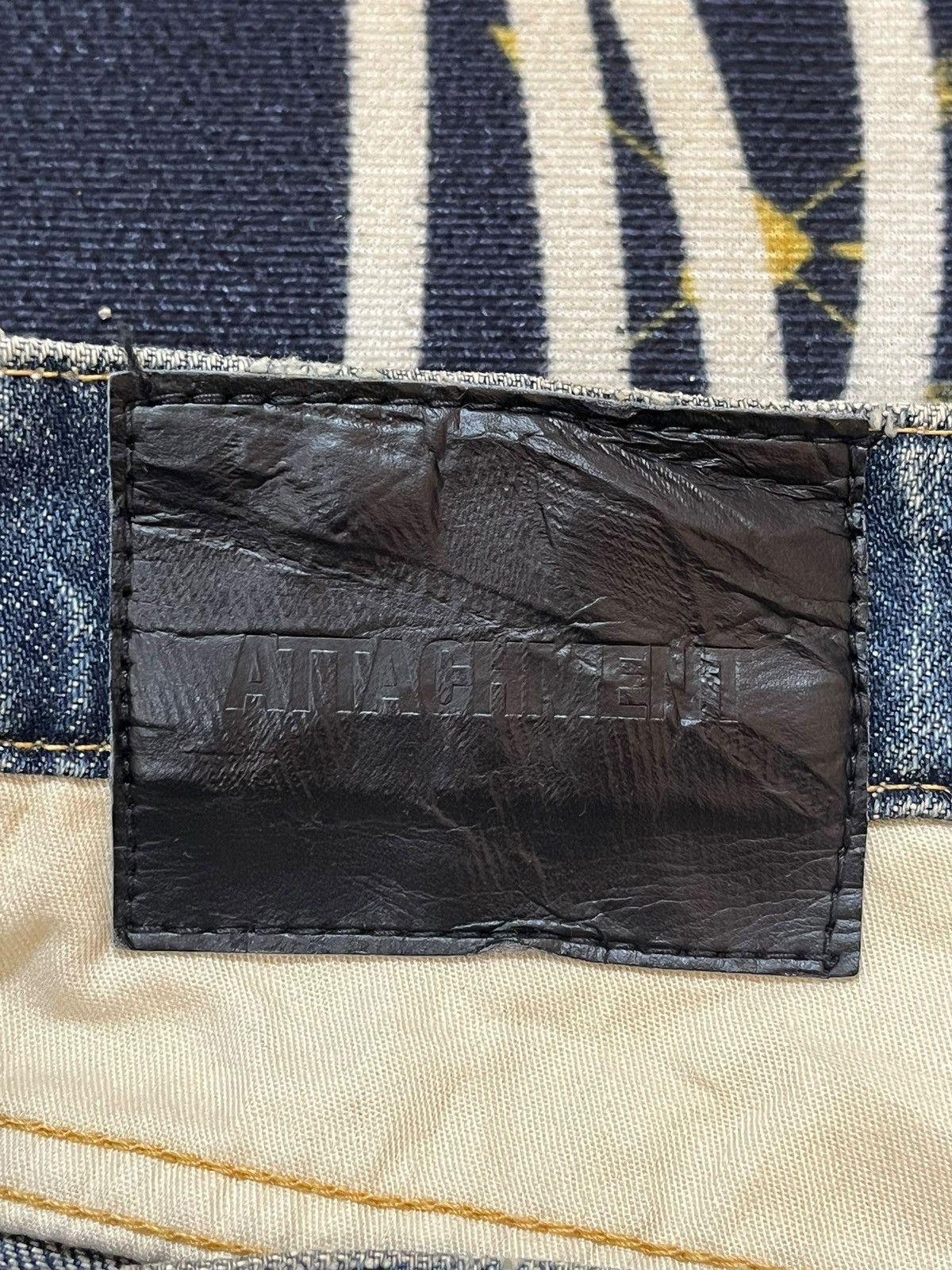 Kazuyuki Kumagai Attachment Vintage Attachment By Kazuyuki Kumagai Curve Leg Flare Denim Size US 36 / EU 52 - 5 Thumbnail