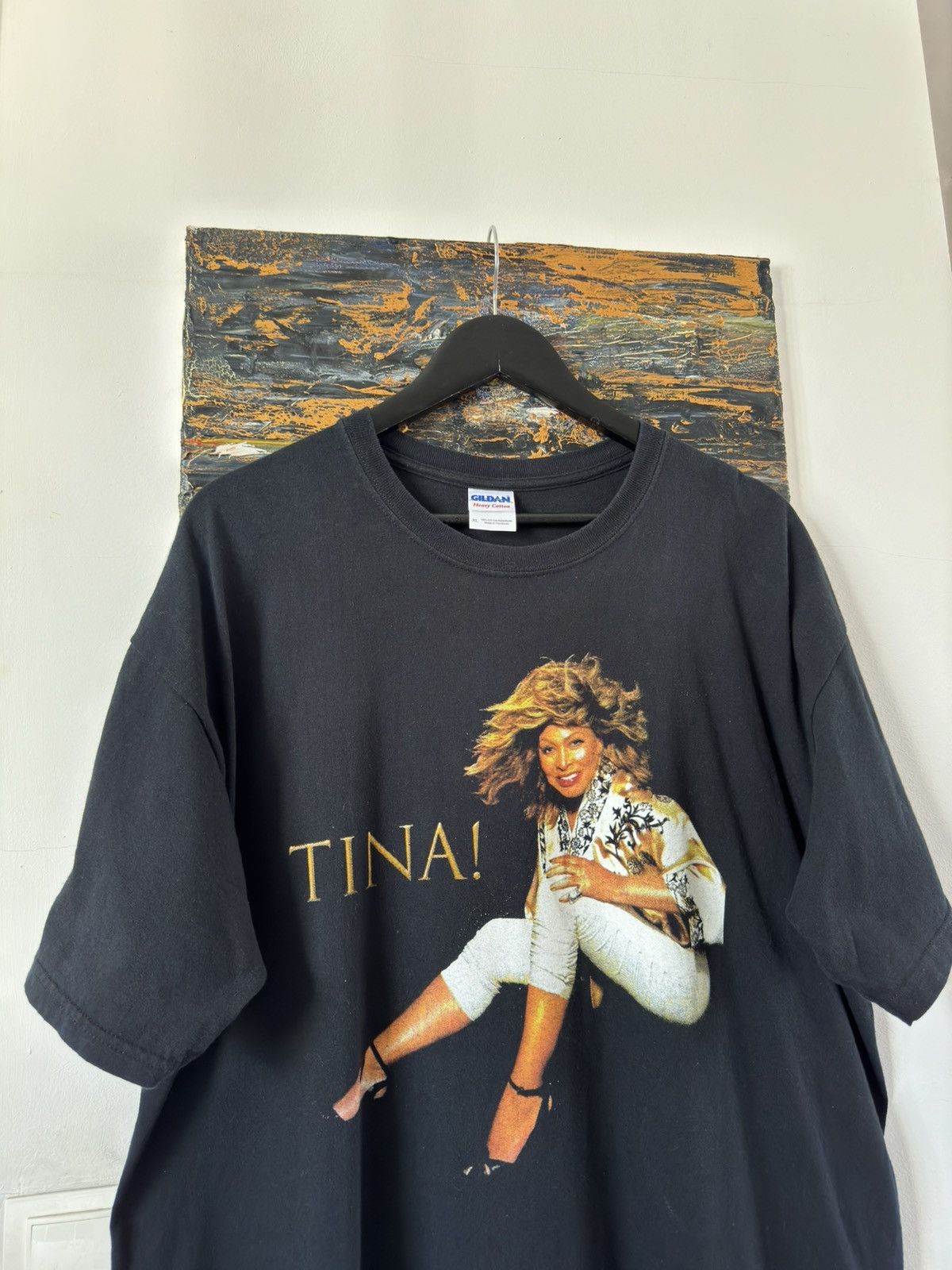 Band Tees × Vintage Vintage Tina Turner 2009 Tour T Shirt Size US XL / EU 56 / 4 - 3 Thumbnail