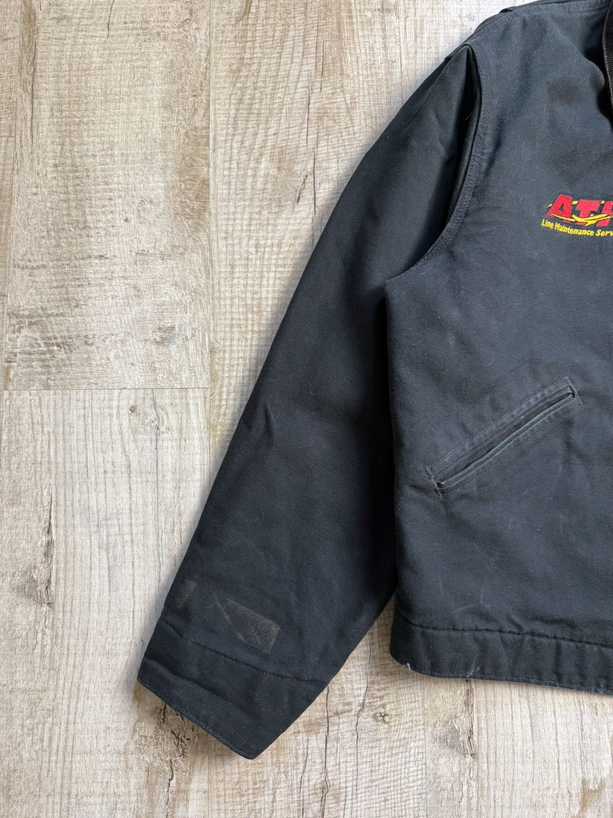 Carhartt Carhartt Detroit Jacket Black ATR Lime Maintenance Services Size US L / EU 52-54 / 3 - 14 Thumbnail