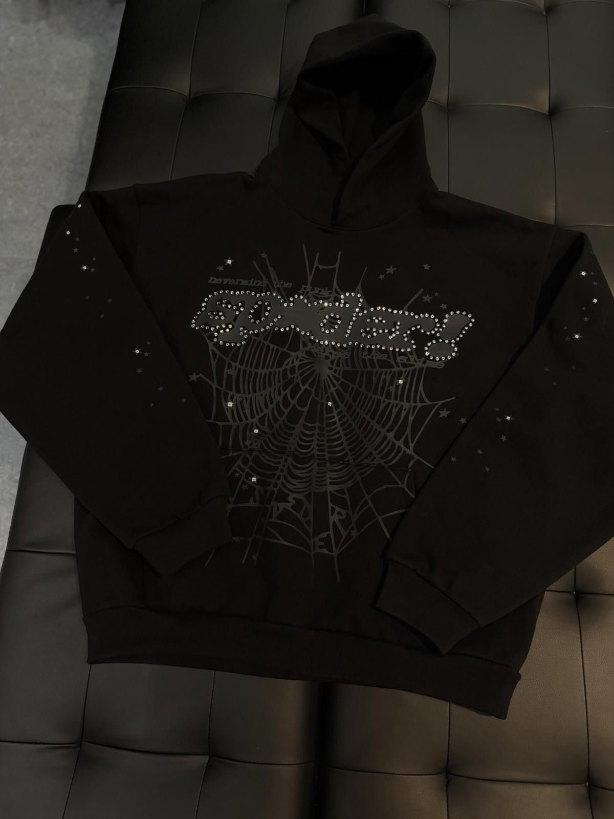 Sp5der Sp5der Black VVS Stone Hoodie Size (XXL) 2026 100% Authentic Size US L / EU 52-54 / 3 - 5 Thumbnail