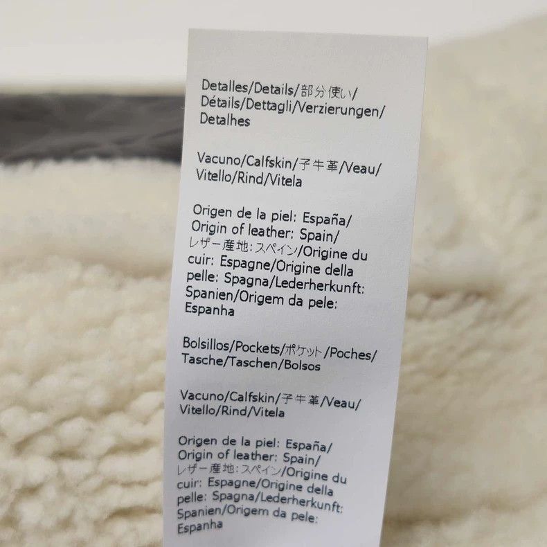 Loewe LOEWE Sheepskin color clash collar leather coat Size XXL / US 16-18 / IT 52-54 - 7 Thumbnail