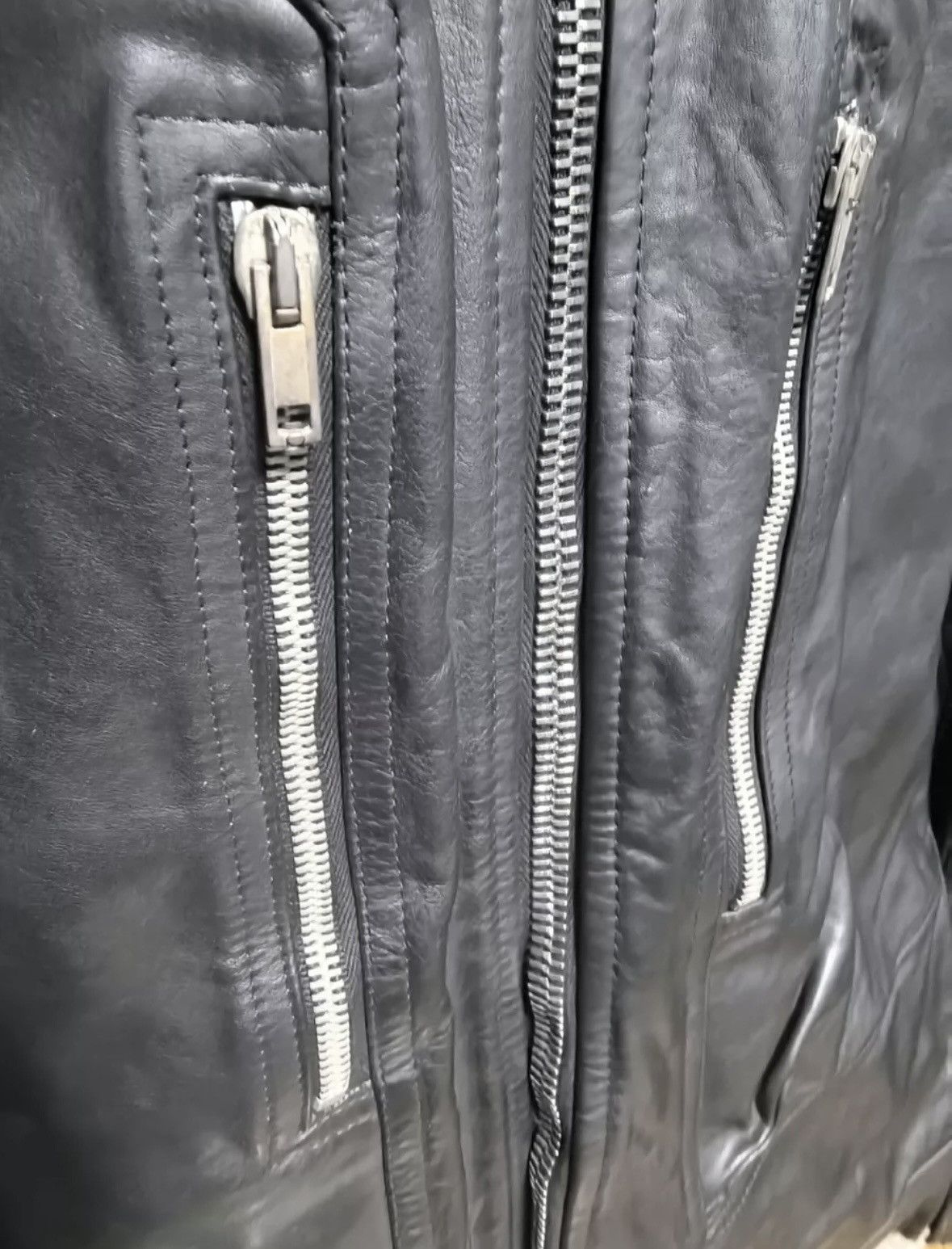 Rick Owens Rickowens leatherjacket Size US M / EU 48-50 / 2 - 5 Thumbnail