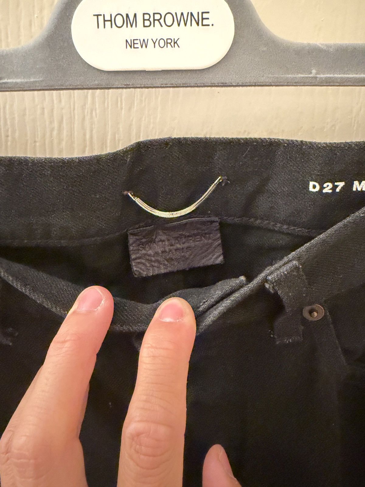 Yves Saint Laurent Saint laurent D27 black denim jeans Size US 32 / EU 48 - 4 Thumbnail