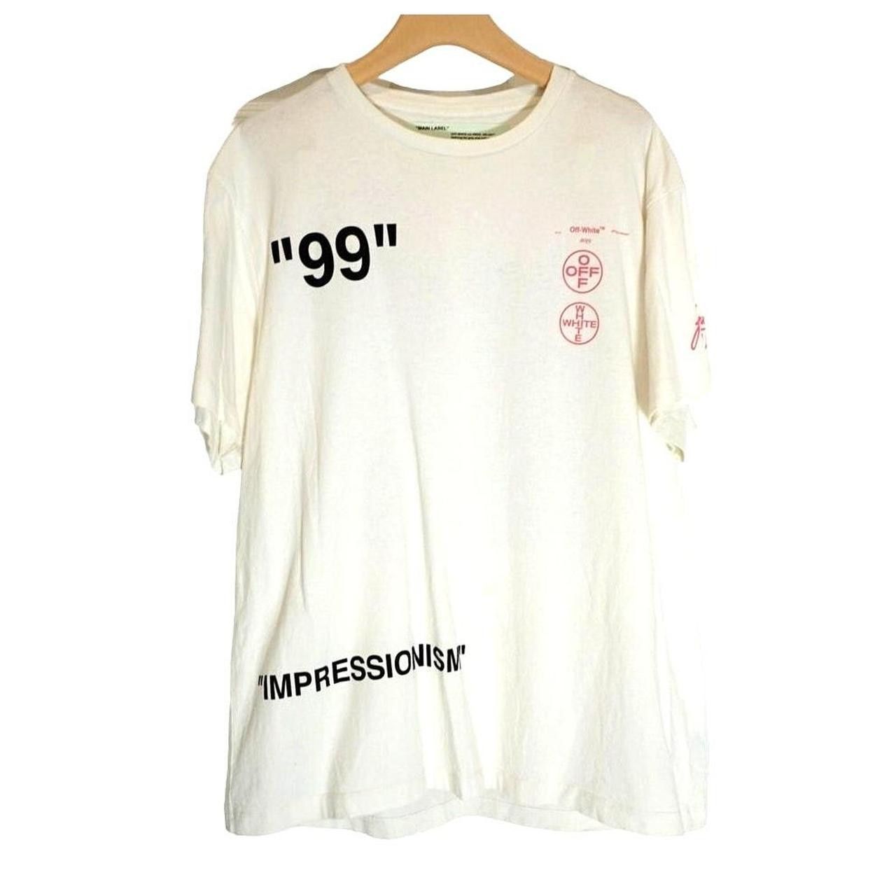Impressionism Tee Shirt Off White OFF-WHITE White Impressionism