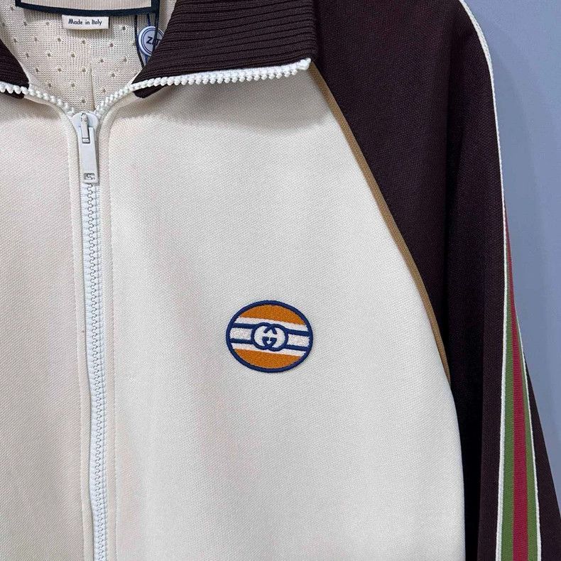 Gucci Gucci Classic logo logo zipper school uniform jacket Size US S / EU 44-46 / 1 - 3 Thumbnail