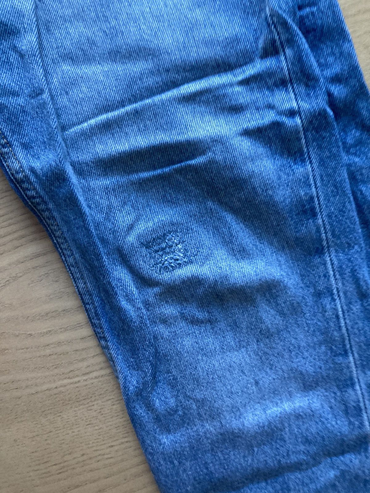 Jean × Vintage 2 Vintage holed blue baggy denim Size US 38 / EU 54 - 2 Thumbnail