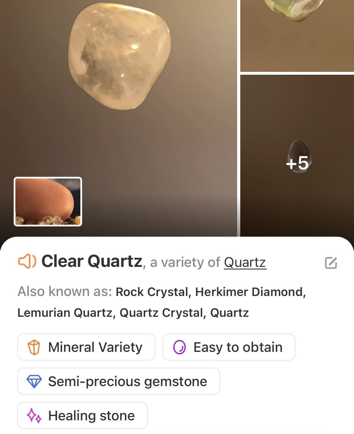 Handmade Handcrafted elegant genuine pearl clear quartz necklace Size ONE SIZE - 10 Thumbnail