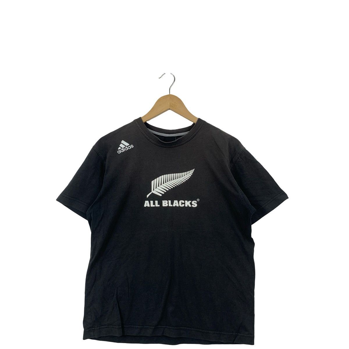 Adidas ADIDAS x ALL BLACK Official Licensed Product Cente Logo Size US S / EU 44-46 / 1 - 4 Thumbnail