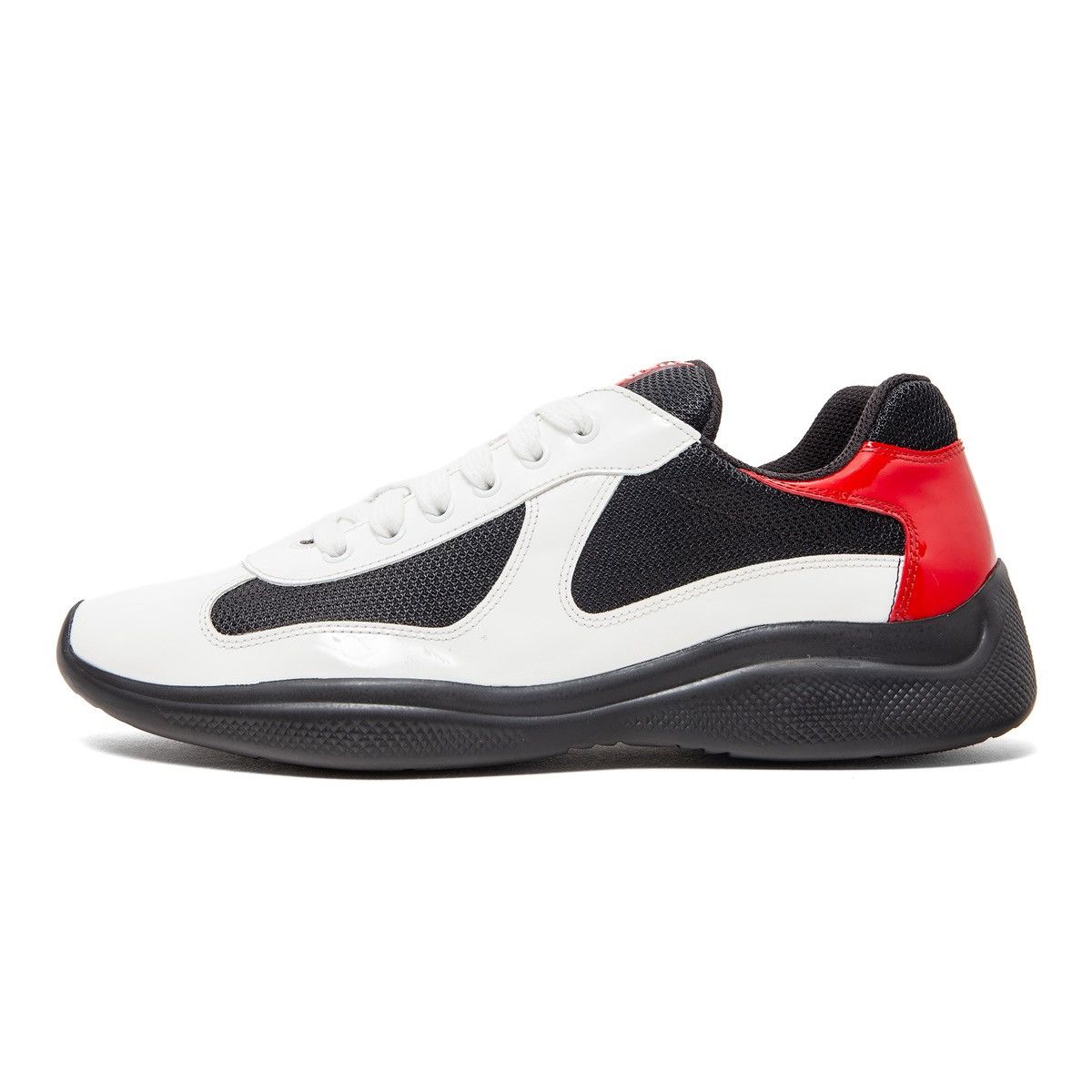 Prada Americas's Cup Sneaker Low White Red Size US 8 / EU 41 - 2 Thumbnail