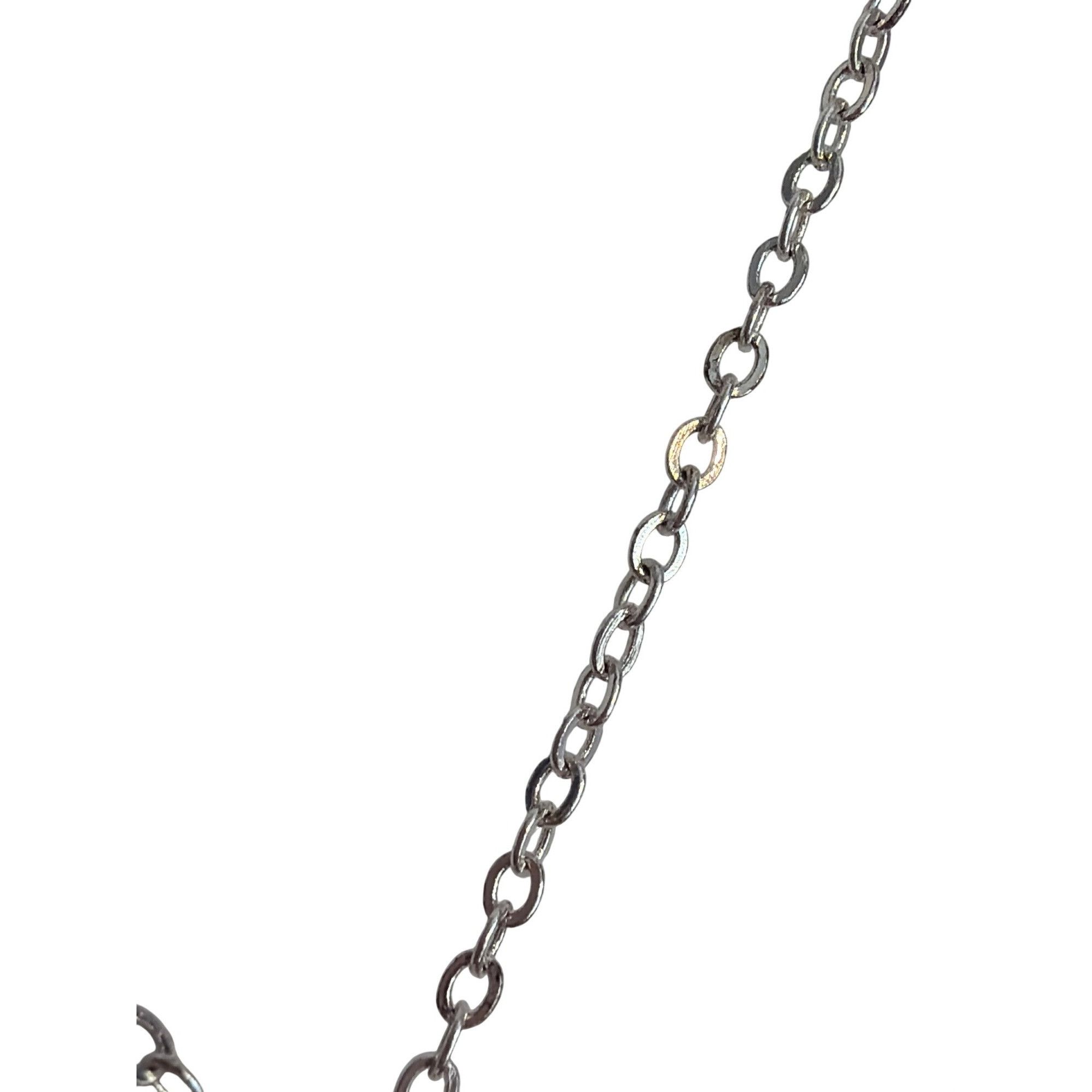 Other Silver P Initial Filigree Pendant Necklace Delicate Chain Ad Size ONE SIZE - 3 Thumbnail