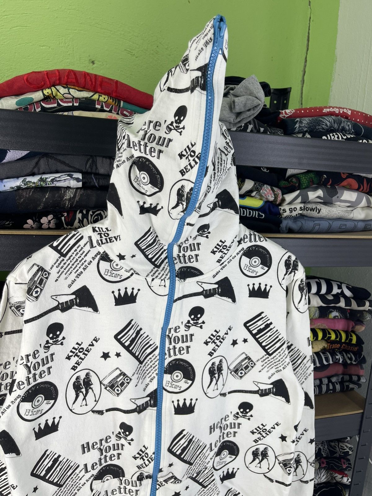 Hysteric Glamour Vintage inn O Style Skull Design Hoodie Size US L / EU 52-54 / 3 - 5 Thumbnail