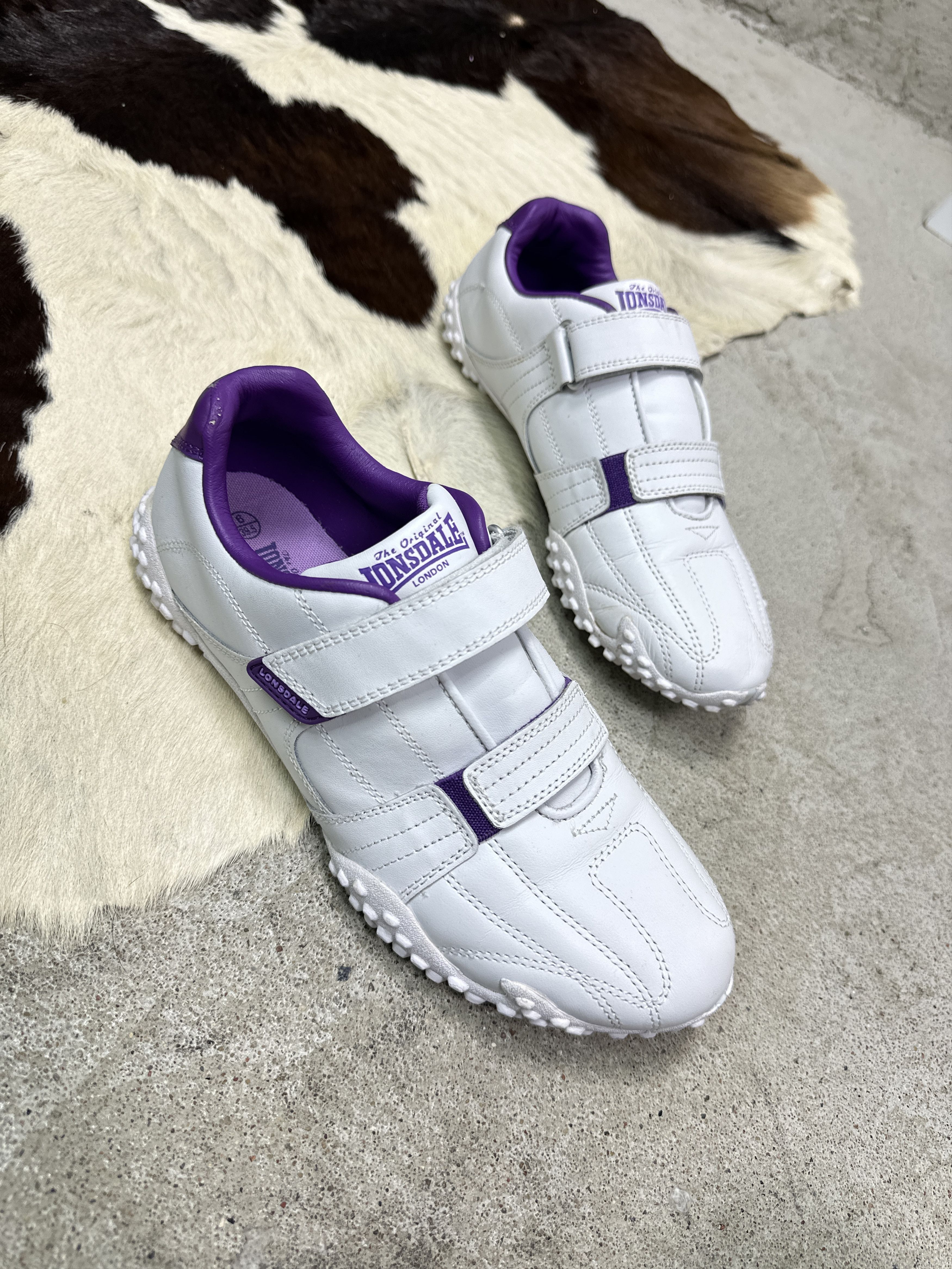 Lonsdale Vintage Streetwear Sporty Leather Lonsdale Straped Sneakers Size US 6.5 / EU 39-40 - 1 Thumbnail