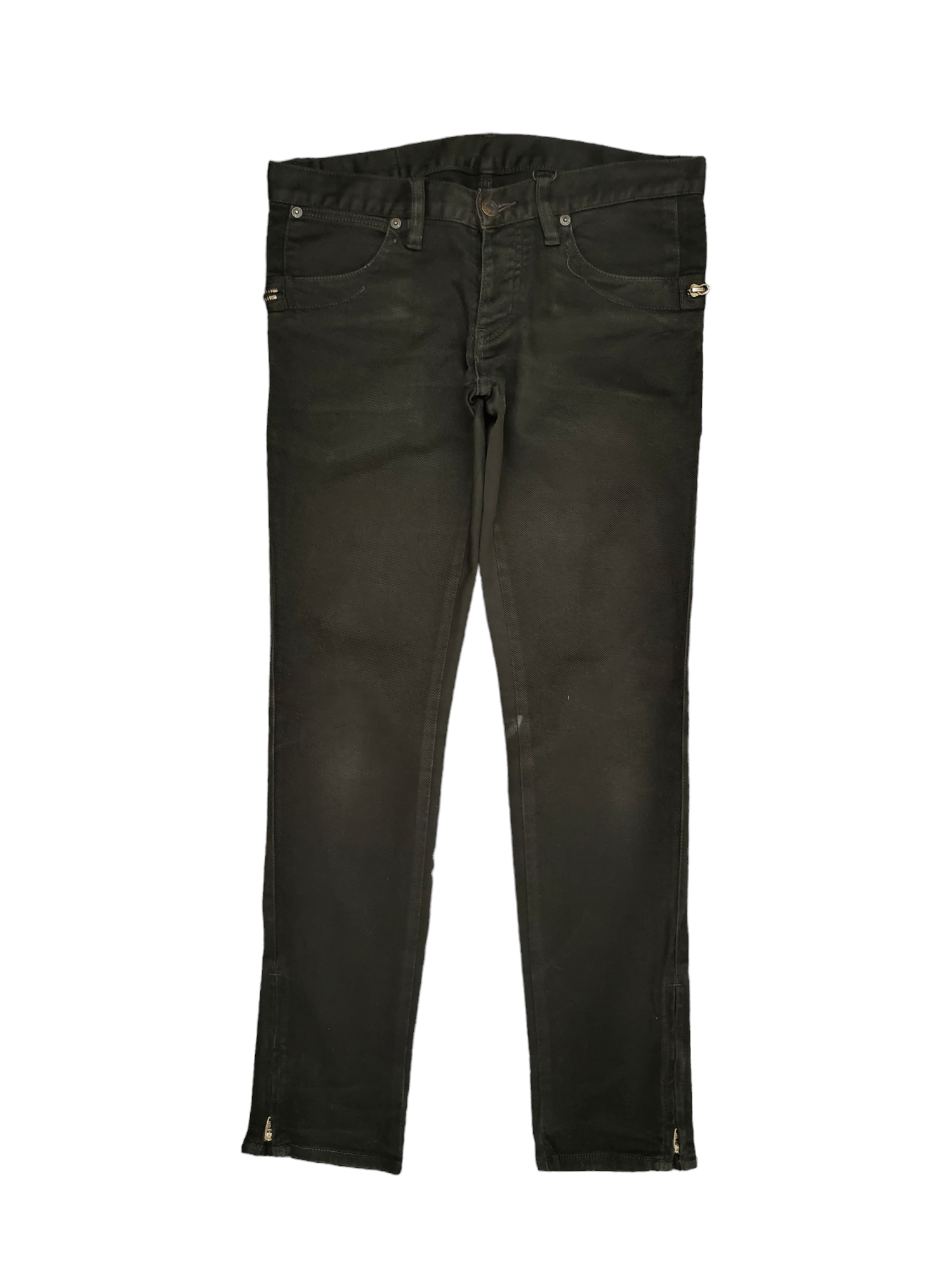 Hysteric Glamour × Vintage 1990s Hysteric Glamour Zipper Hem & Pocket Skinny Jeans Size US 30 / EU 46 - 1 Thumbnail