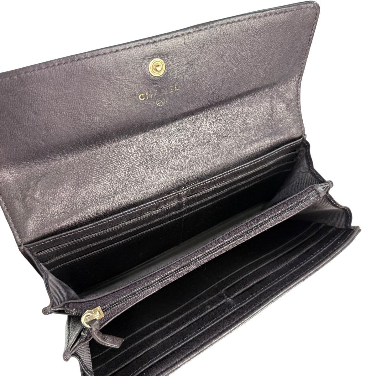 Chanel Chanel CC Matelasse Quilted Long Wallet Size ONE SIZE - 4 Thumbnail