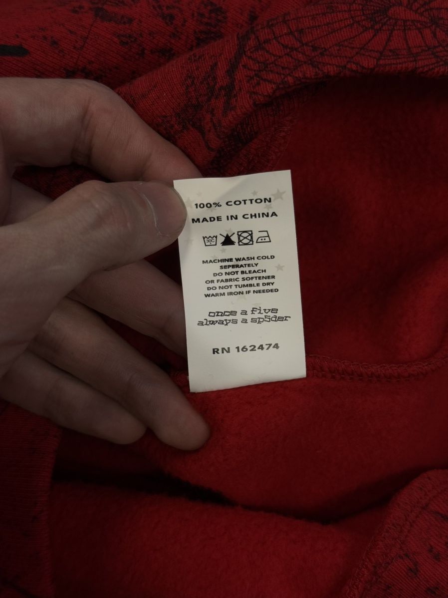 Sp5der Sp5der Worldwide Red Camo Hoodie Size Small New Size US S / EU 44-46 / 1 - 7 Thumbnail