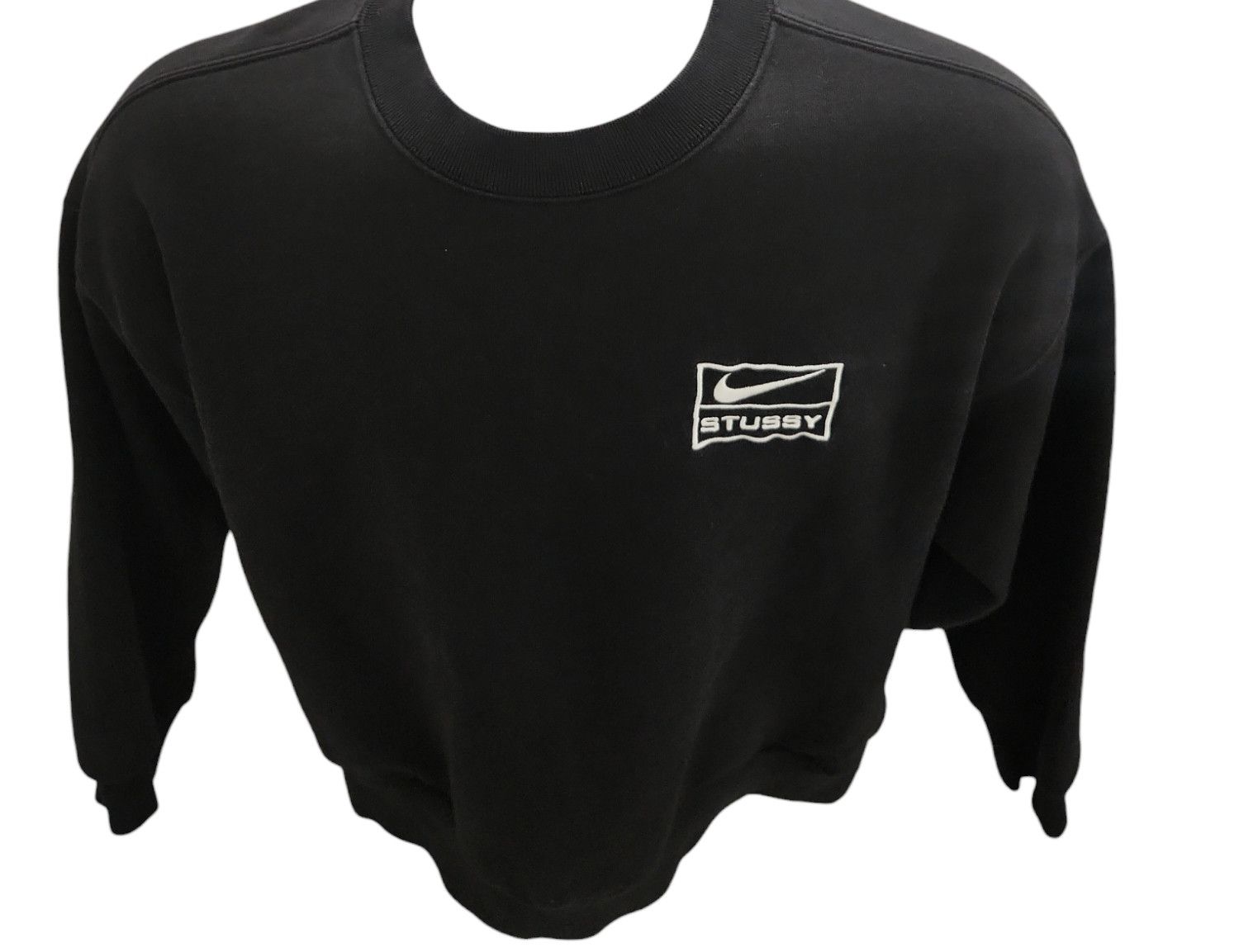 Nike × Stussy Stussy X Nike Fleece Sweatshirt Black FW23 Unisex Adult Smal Size US S / EU 44-46 / 1 - 2 Thumbnail
