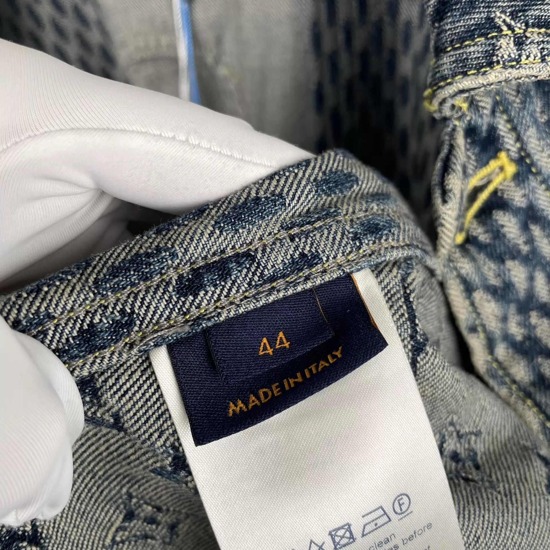 Louis Vuitton LV x Nigo Monogram Denim Jacket 44 Size US S / EU 44-46 / 1 - 4 Thumbnail