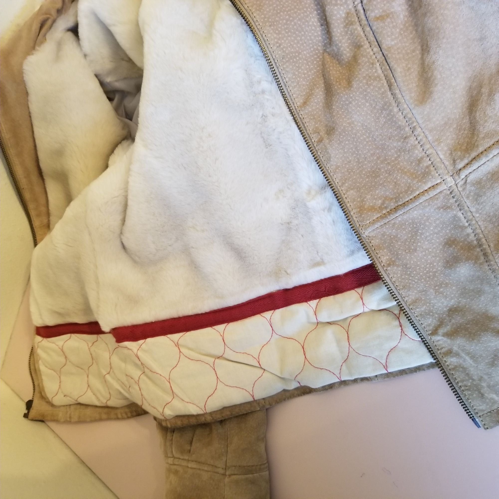 Wilsons Leather Wilsons Leather S Tan Zip Up Bomber Jacket Coat Penny Lane A Size S / US 4 / IT 40 - 9 Thumbnail