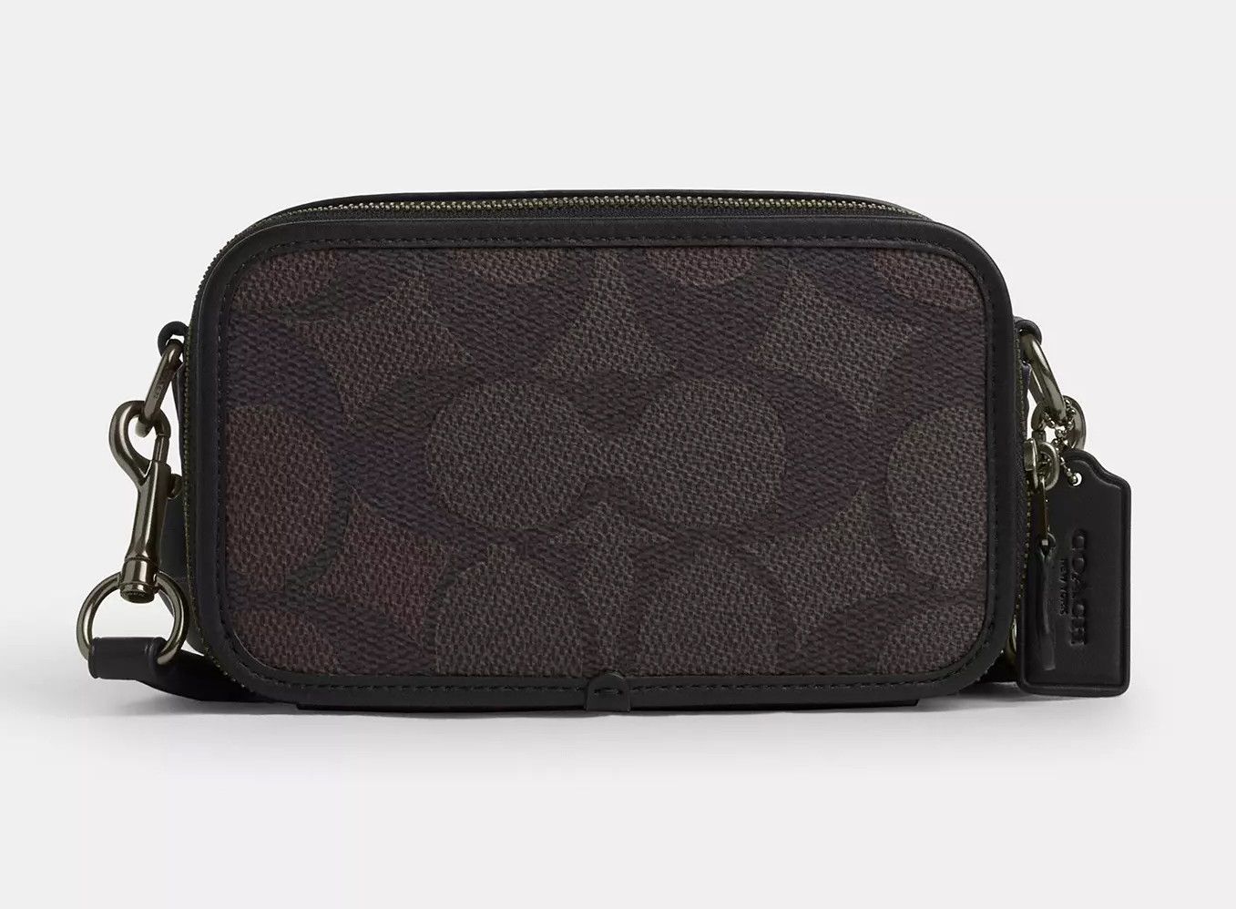 Coach Wyatt Crossbody Bag In Blocked Signature Canvas CAB80 Size ONE SIZE - 5 Thumbnail