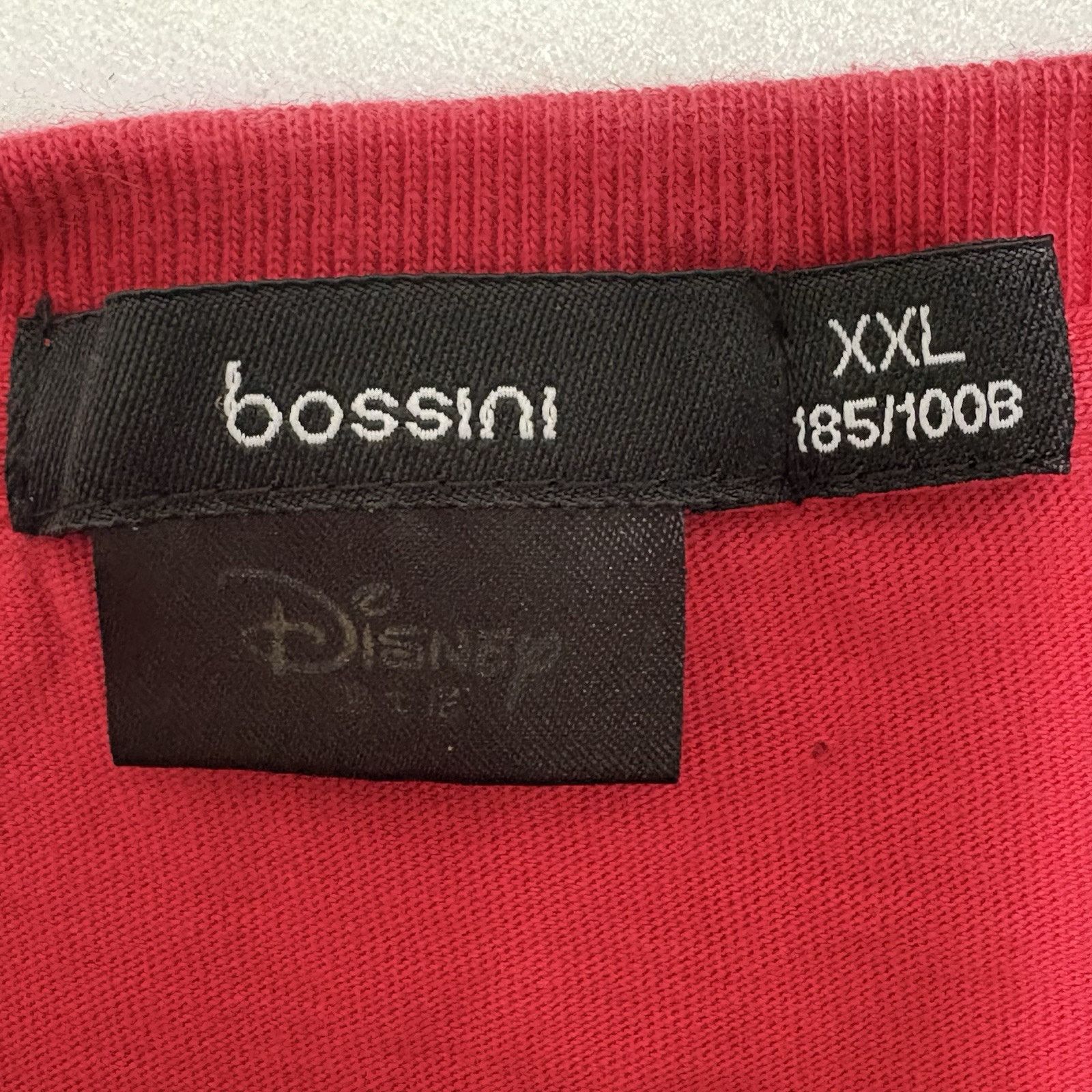 Other Bossini Disney Large Pocket T Shirt Mickey Mouse Red Black Size US L / EU 52-54 / 3 - 3 Thumbnail