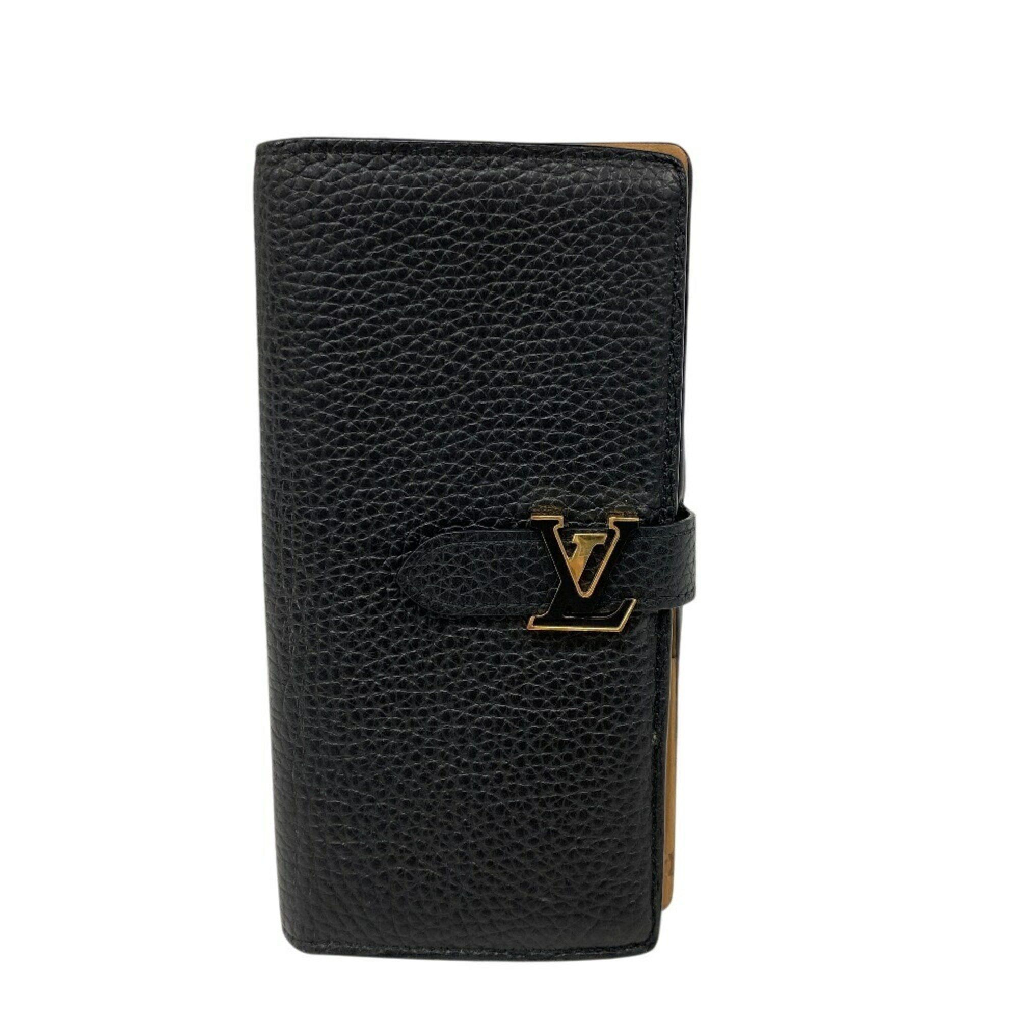Louis Vuitton Louis Vuitton Wallet M81330 Capucines LV Vertical Long Black Men's Size ONE SIZE - 1 Thumbnail