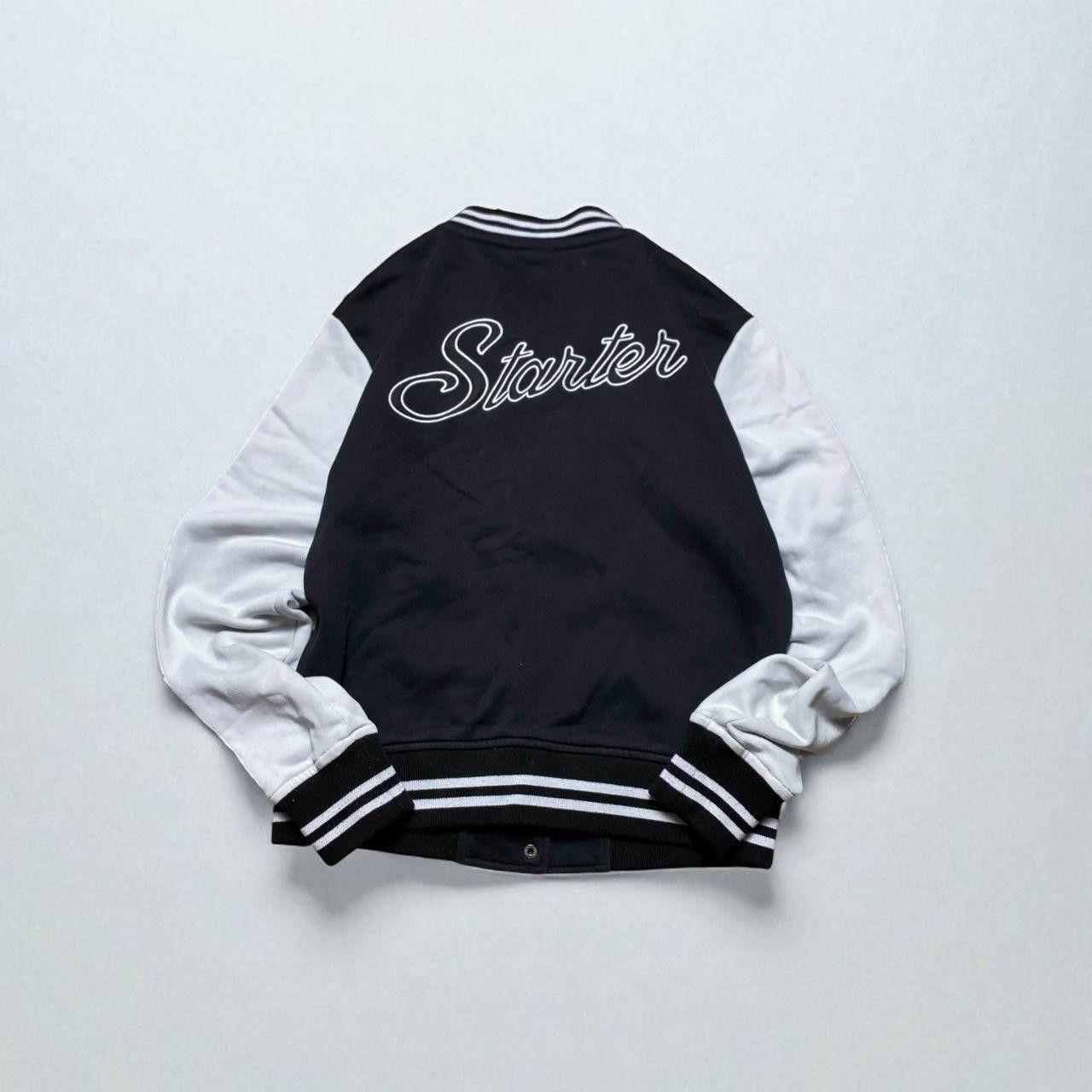 Starter 00s Starter Varsity Jacket Black/White S Size S / US 4 / IT 40 - 2 Thumbnail
