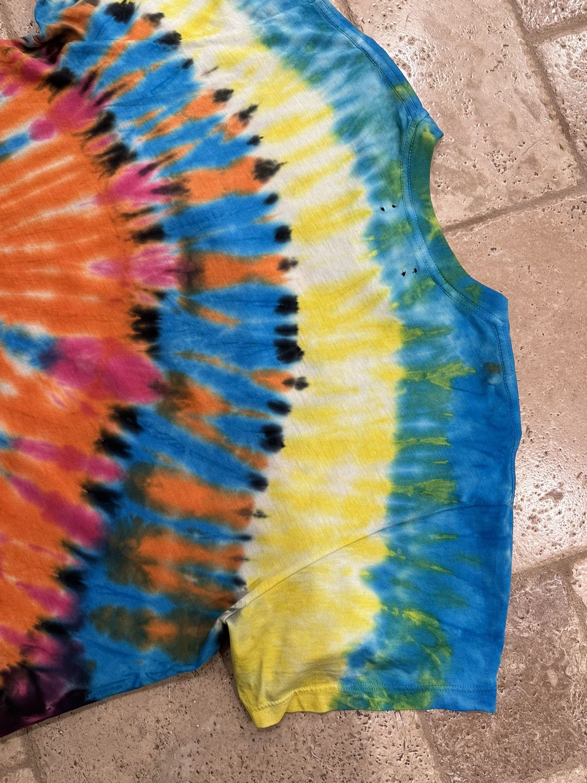Amiri Amiri Tie-Dye Logo Multicolor Short Sleeve T-Shirt Size US M / EU 48-50 / 2 - 10 Thumbnail