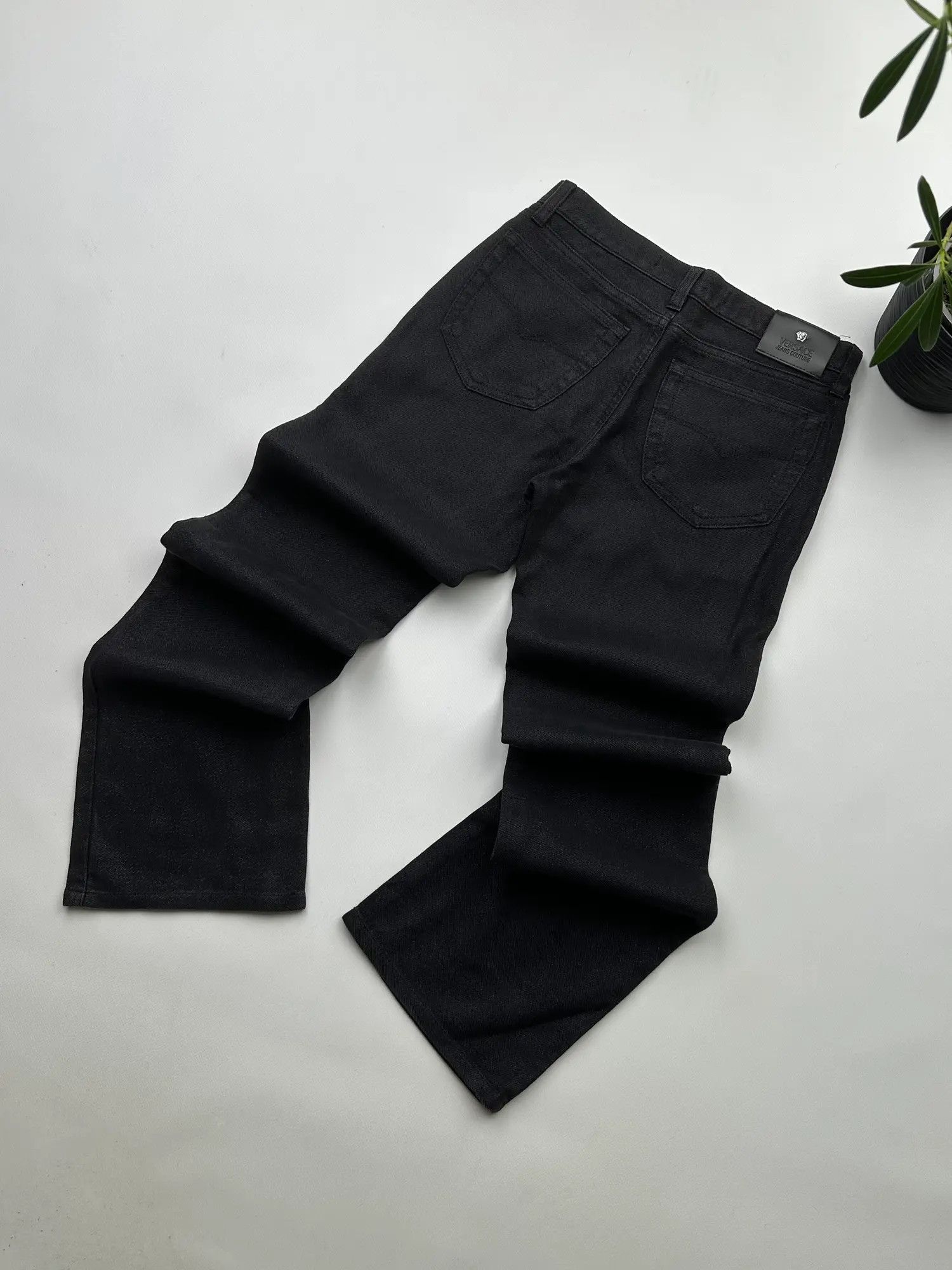 Versace Versave Jeans Couture Vintage Light Flare Pants (125) Size 26" / US 2 / IT 38 - 10 Thumbnail