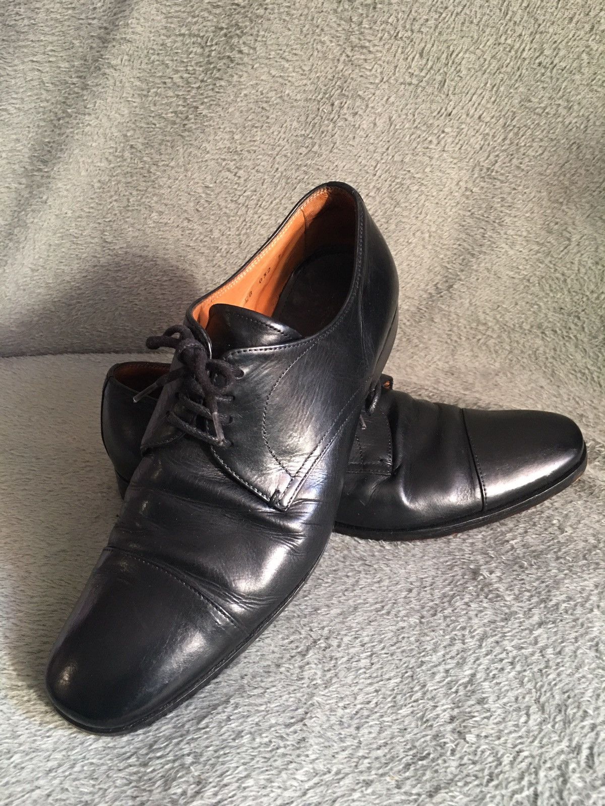 Prada Prada Black Leather Formal Dress Shoes Size 7 Size US 7 / EU 40 - 3 Thumbnail