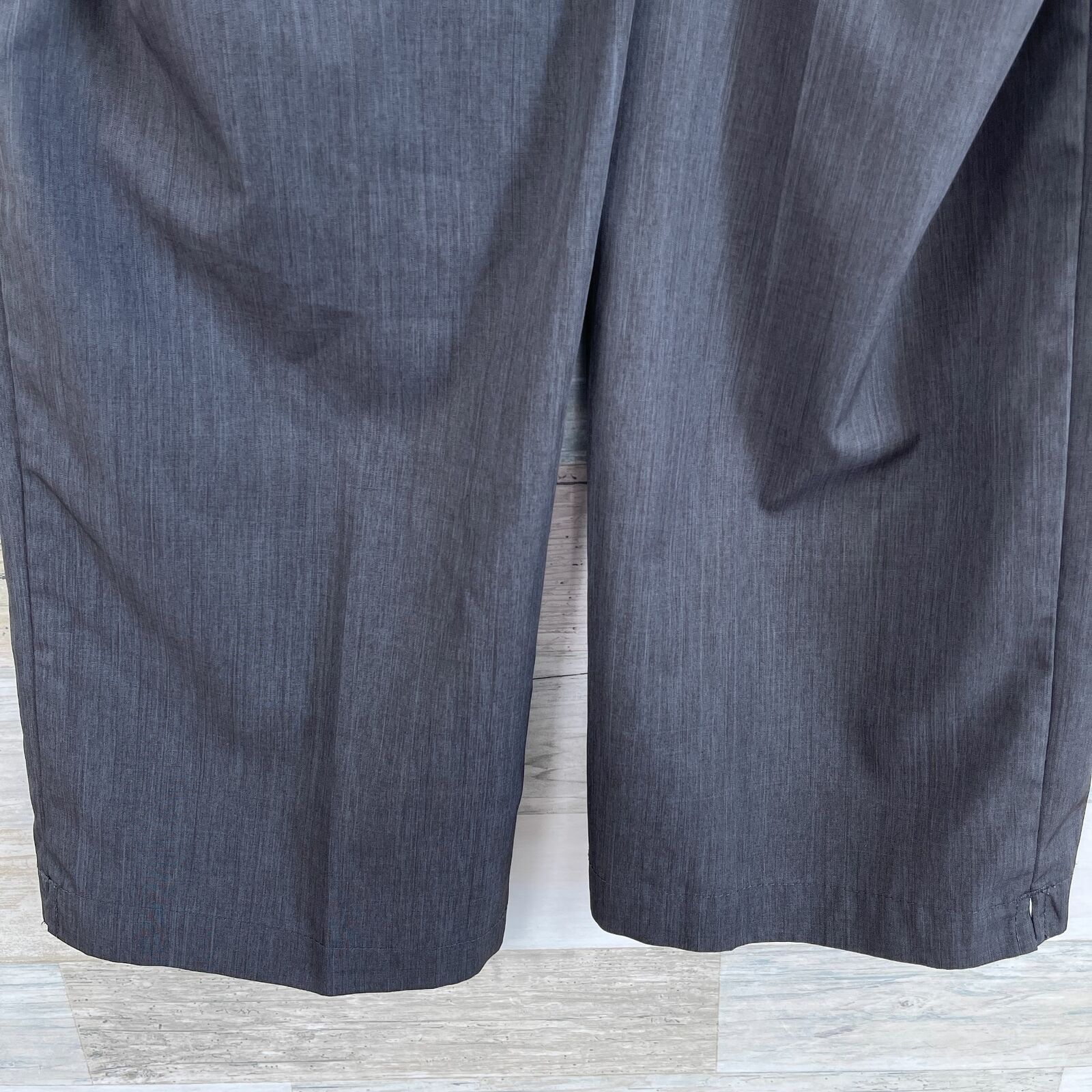 Izod IZOD Golf Flat Front Woven Pants Gray 4 Pocket Mens 38x32 Size US 38 / EU 54 - 6 Thumbnail