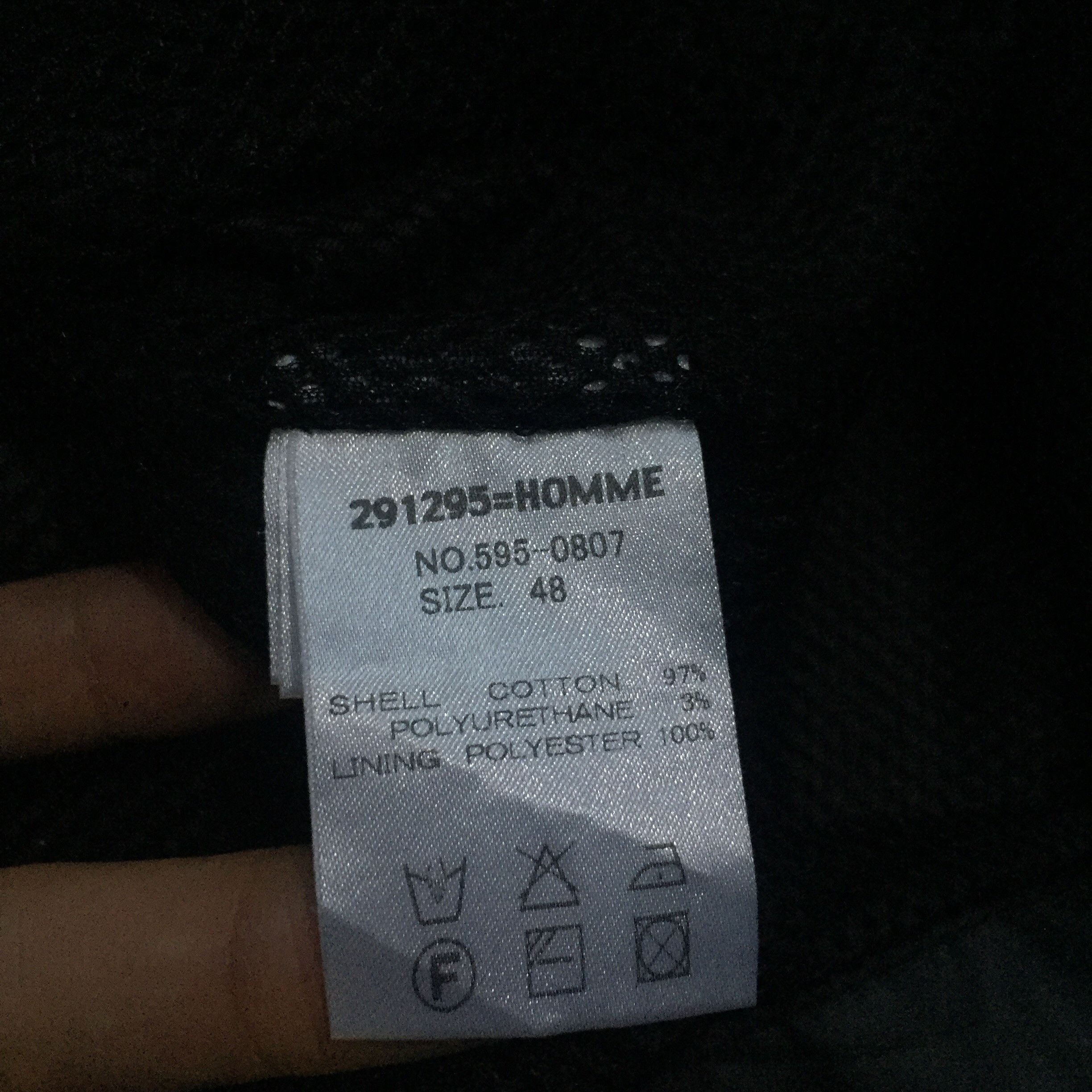 291295=Homme 291295 Double Breasted Multi Pocket Zipper Coated Jacket Size US M / EU 48-50 / 2 - 9 Thumbnail