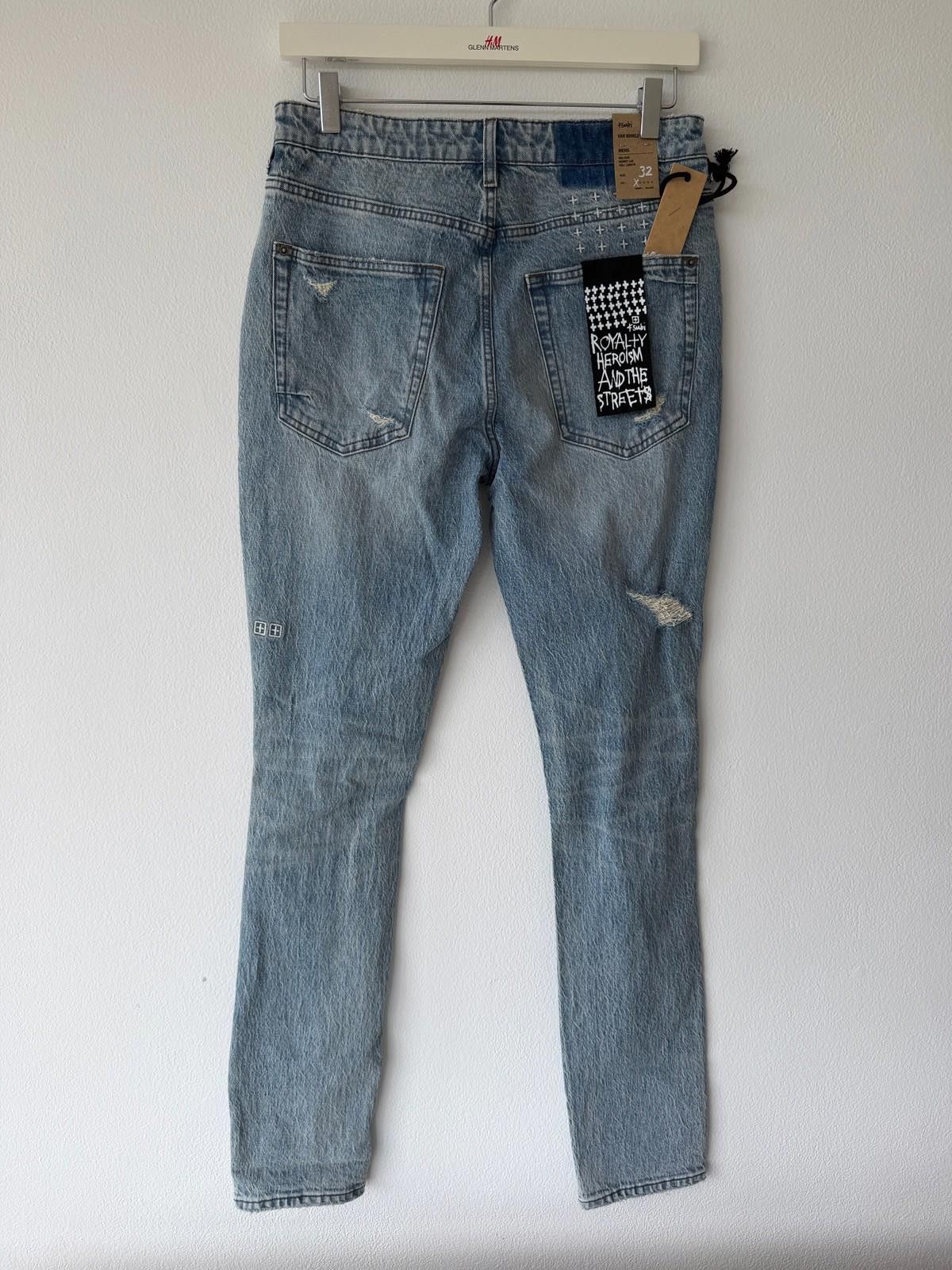 Ksubi new Ksubi mens jeans van winkle painter repair blue 32 Size US 32 / EU 48 - 5 Thumbnail