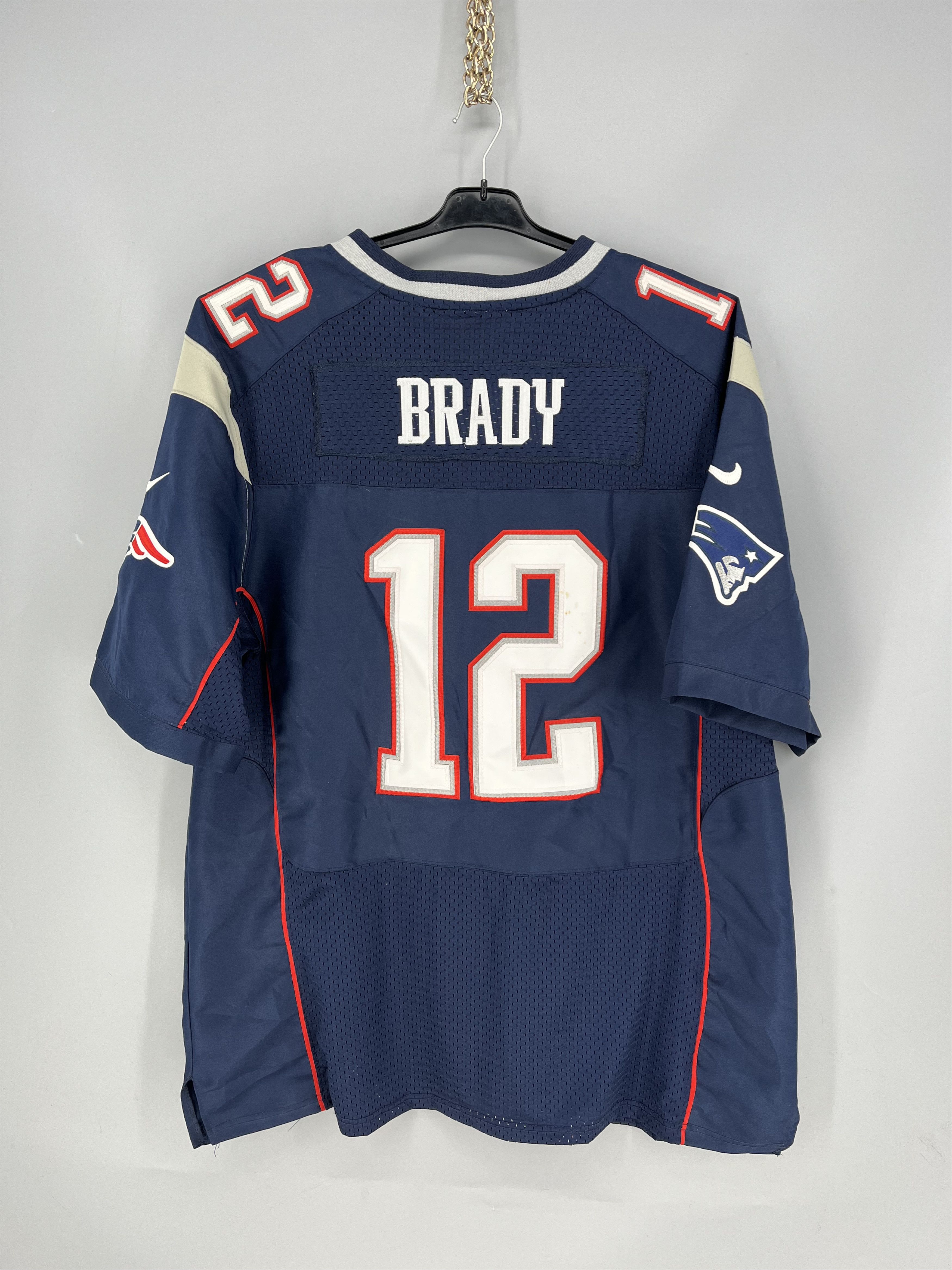 Nike #12 TOM BRADY NIKE NEW ENGLAND PATRIOTS JERSEY Size L Size US L / EU 52-54 / 3 - 11 Thumbnail