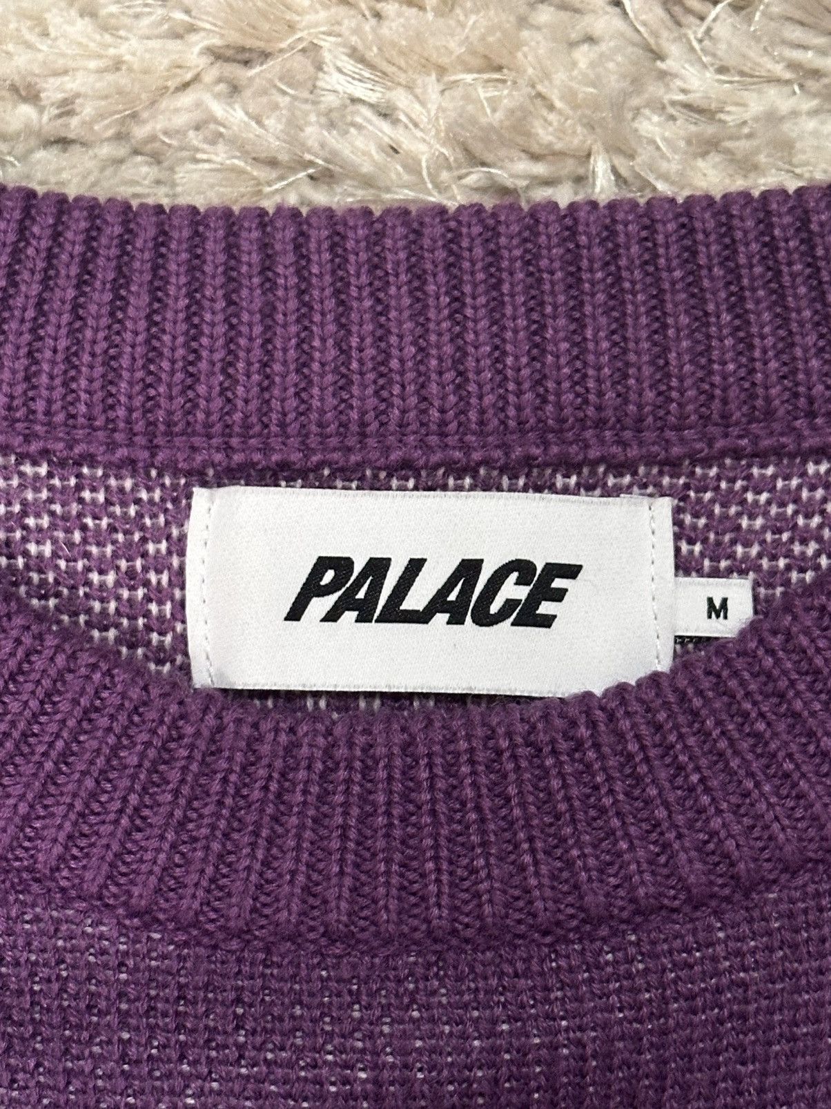 Palace Palace Finger Up Knit Purple Size US M / EU 48-50 / 2 - 4 Thumbnail