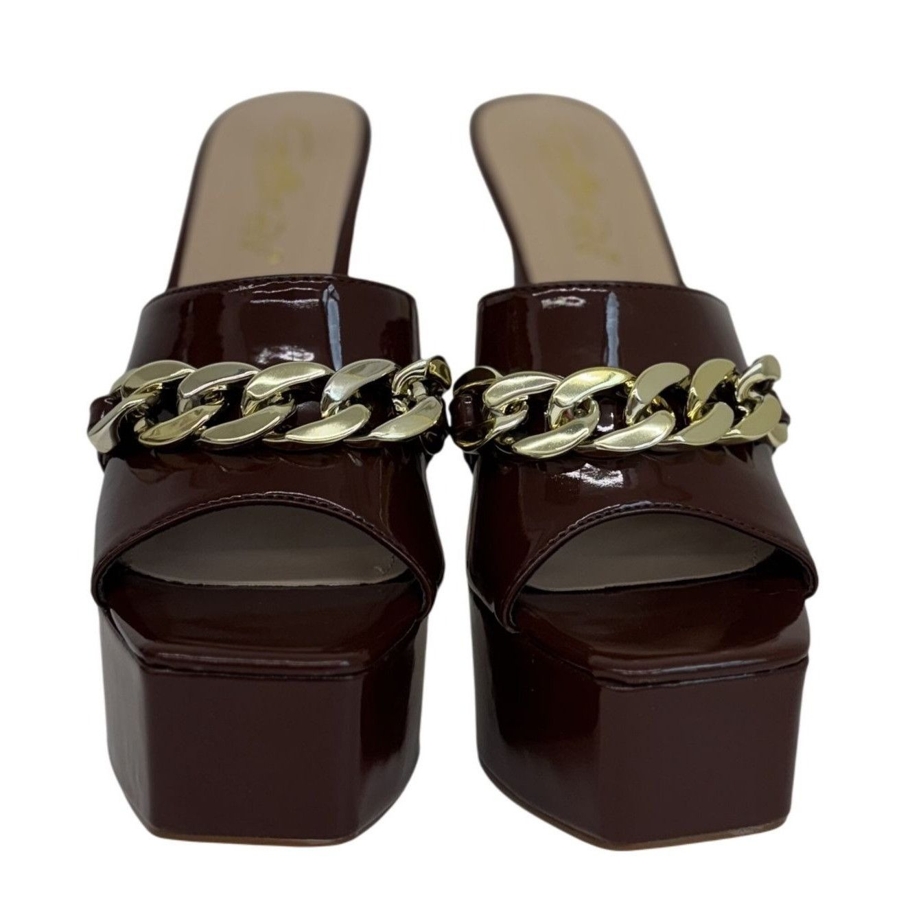 Other CATHY DIN / Kaiaa-7 / Brown Patent Leather / Platform / High Size US 8 / IT 38 - 5 Thumbnail
