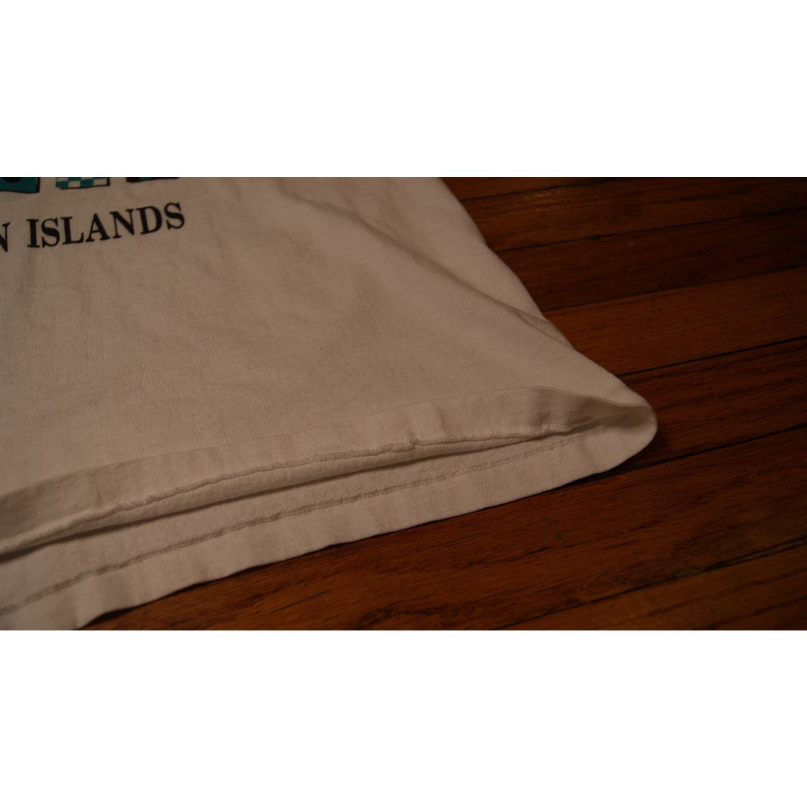 Hanes VTG TORTOLA VIRGIN ISLANDS PUFF PRINT L TShirt Single Stitch Size US L / EU 52-54 / 3 - 5 Thumbnail