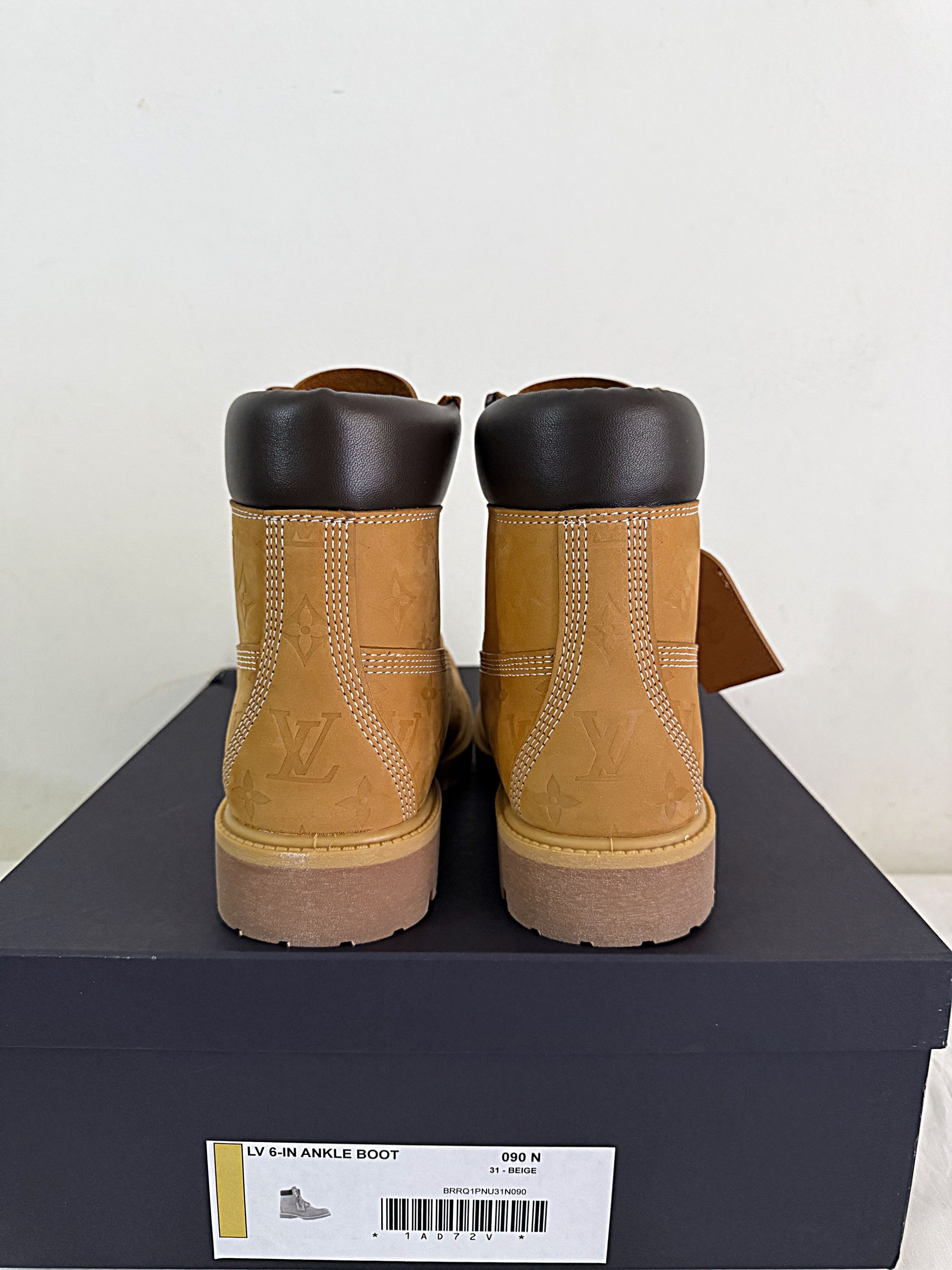 Louis Vuitton × Timberland LV Timberland Monogram Wheat Boots Size US 9 / EU 42 - 5 Thumbnail