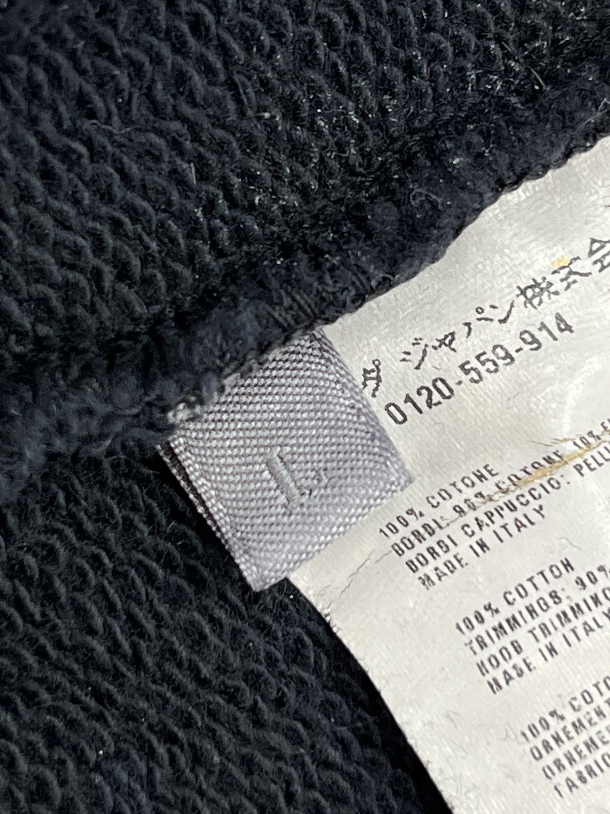 Prada Prada Women’s Navy Fur Trim Zip-Up Hoodie Size L / US 10 / IT 46 - 5 Thumbnail