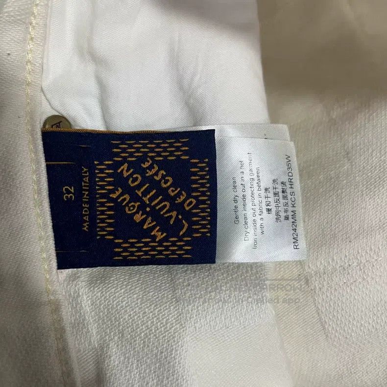 Louis Vuitton Louis Vuitton 24 New Beige Plaid Jacquard Mid-Rise Straigh Size US 32 / EU 48 - 2 Thumbnail