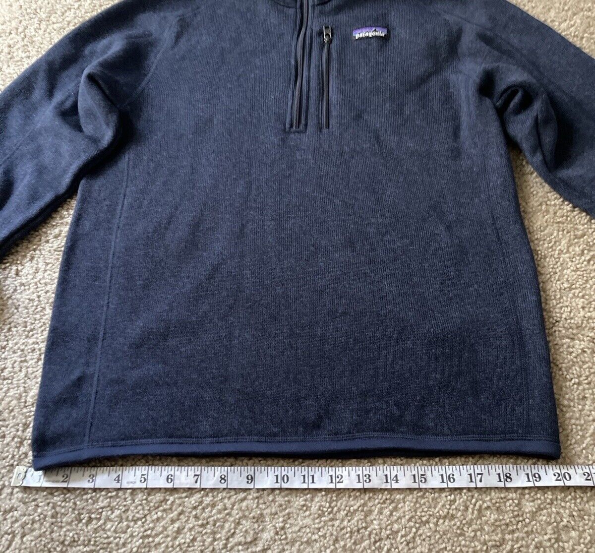 Patagonia Patagonia Fleece Sweater Men's 1/2 Zip Pullover Blue Navy S Size US S / EU 44-46 / 1 - 6 Thumbnail