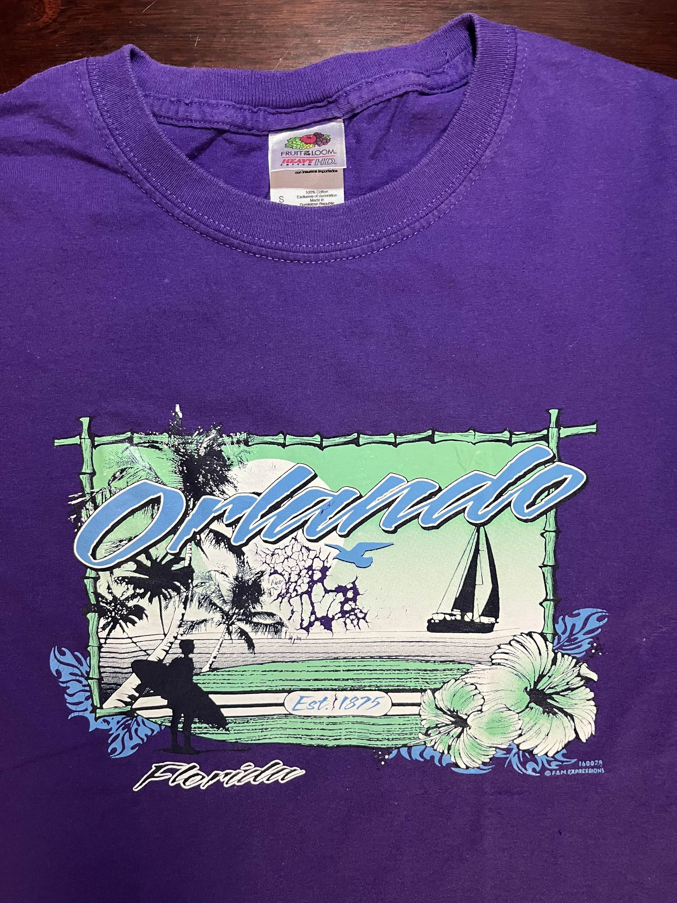 Vintage Vintage Y2K Orlando, Florida Beach Shirt Size US S / EU 44-46 / 1 - 1 Thumbnail