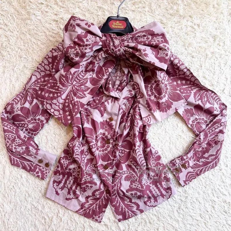 Vivienne Westwood Vivienne Westwood Bow print shirt Size M / US 6-8 / IT 42-44 - 1 Thumbnail