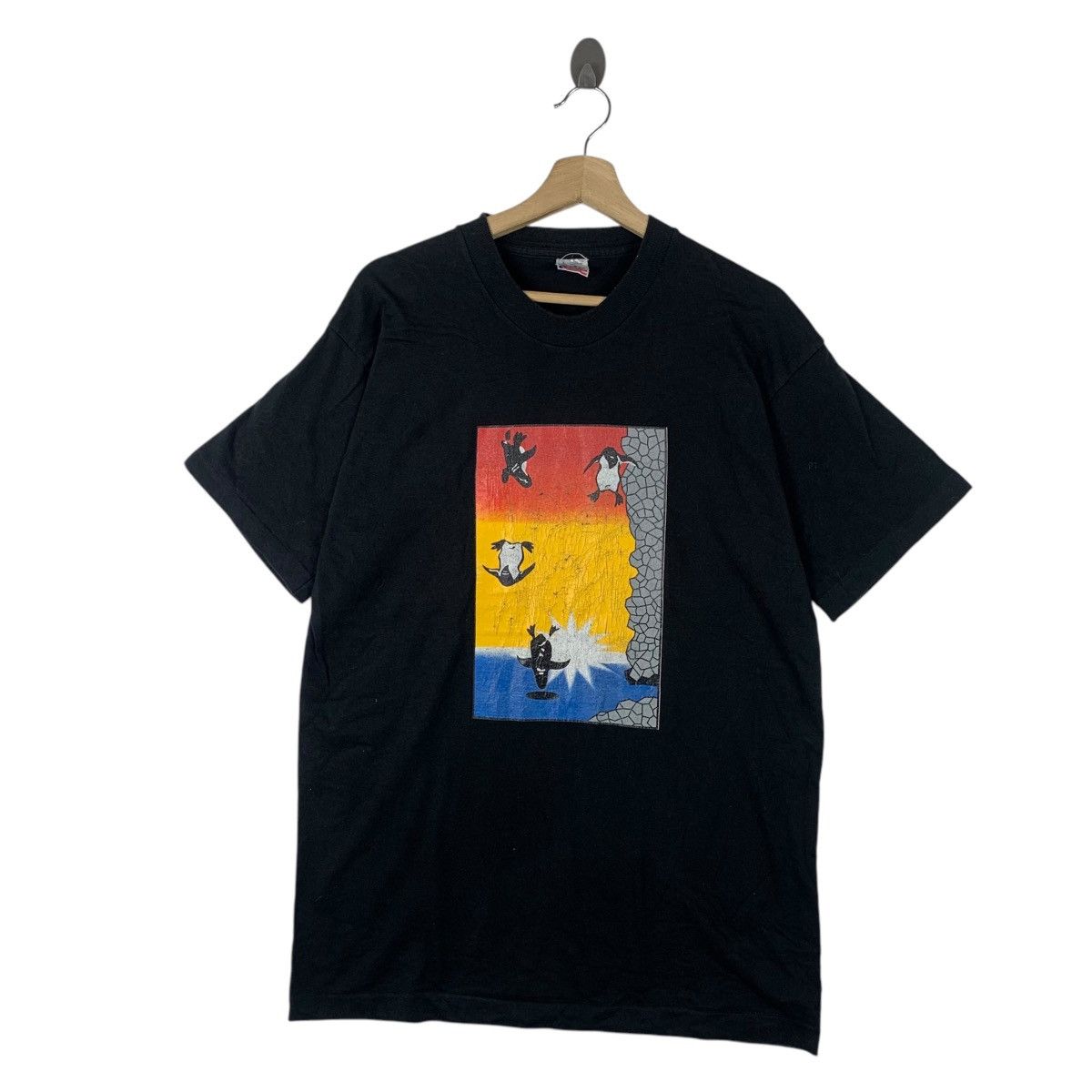 Vintage Vintage NEVER SUMMER INDUSTRIES Snowboard Tee Shirt Top Size US L / EU 52-54 / 3 - 1 Thumbnail